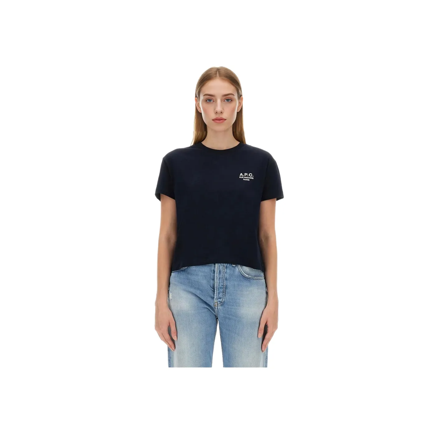 A.P.C Синие Женские Футболки