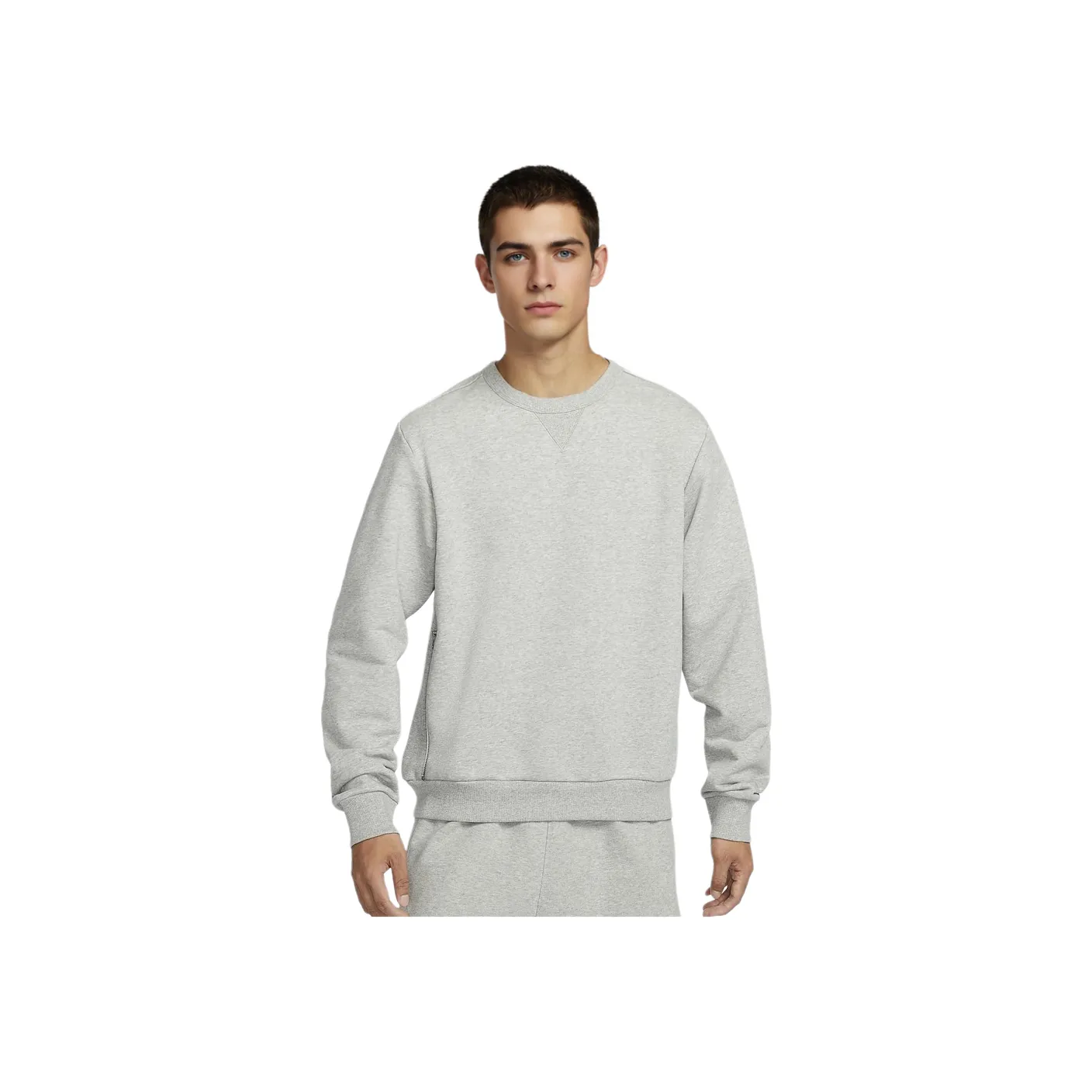 Nike Стандарт ISSUE Dri Fit Толстовка Мужская Серого цвета