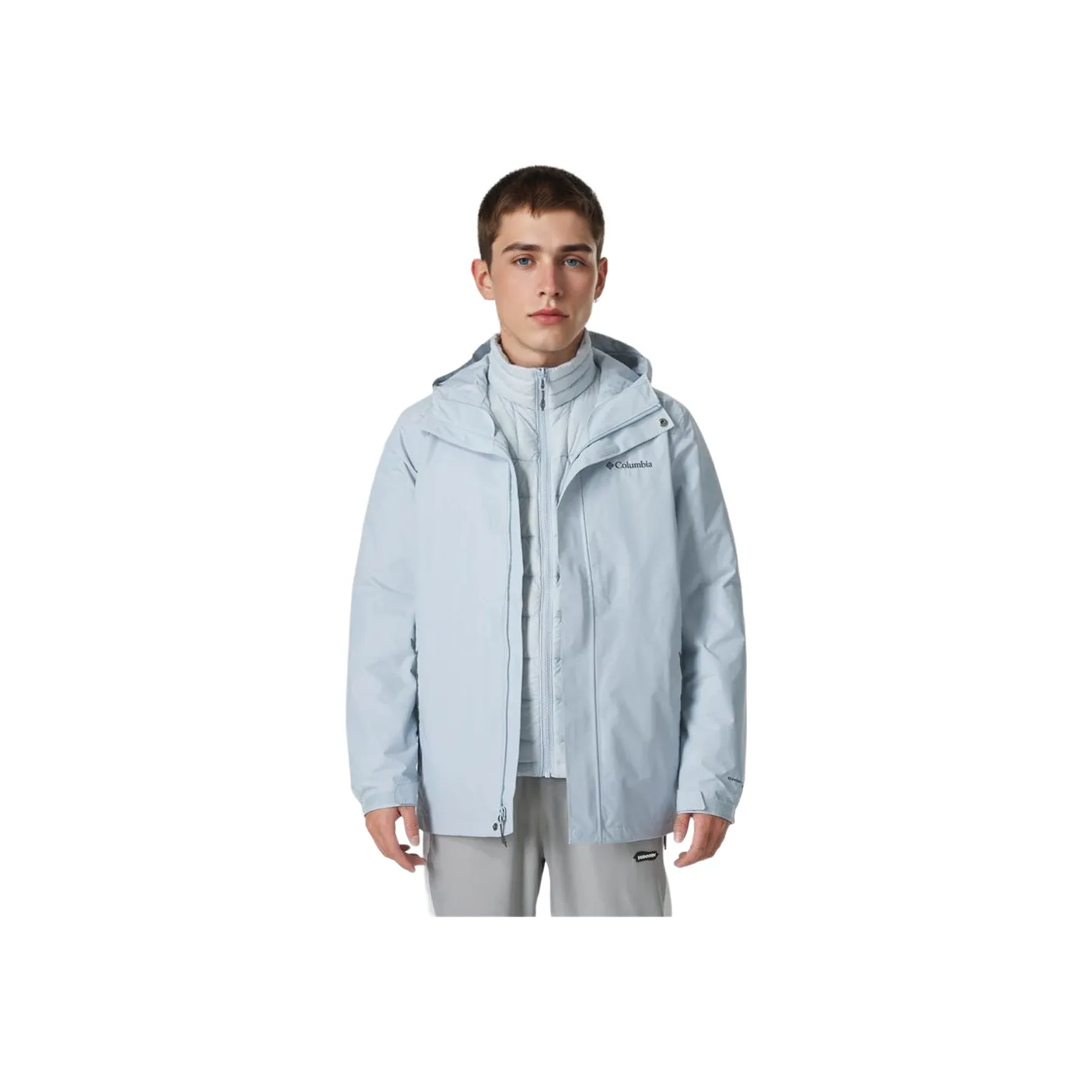 Columbia Windbreaker Jackets Men Blue