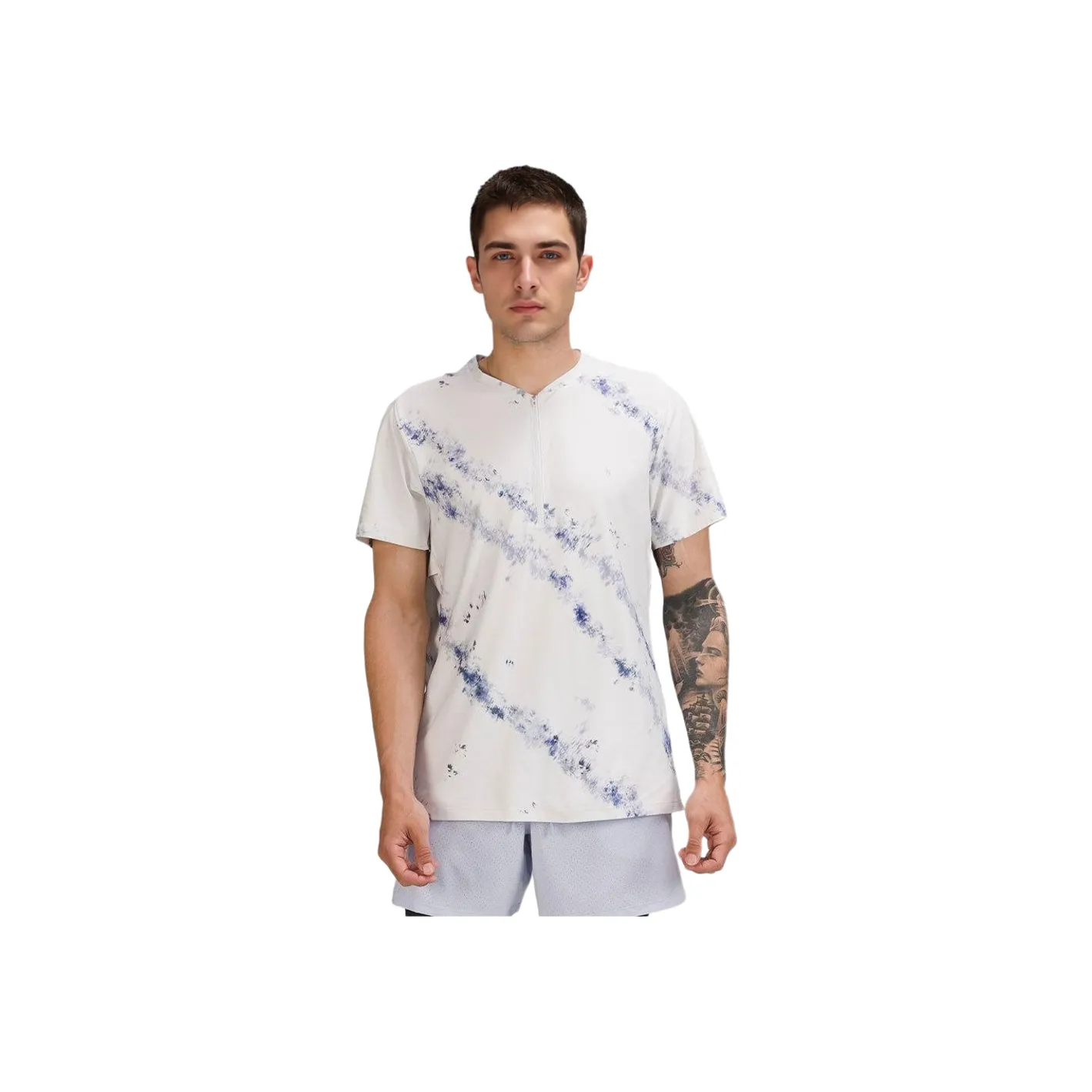 lululemon Vented Теннис Топ Мужской Washed Pink и Blue