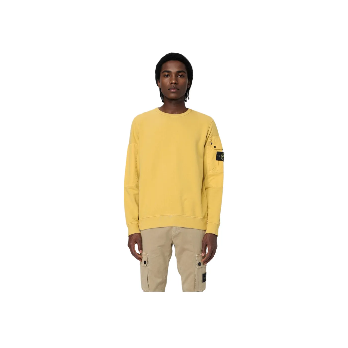 STONE ISLAND Свитшот Унисекс Желтый