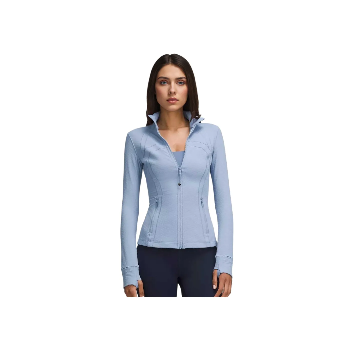 Lululemon Define Yoga Jackets Women's Blue