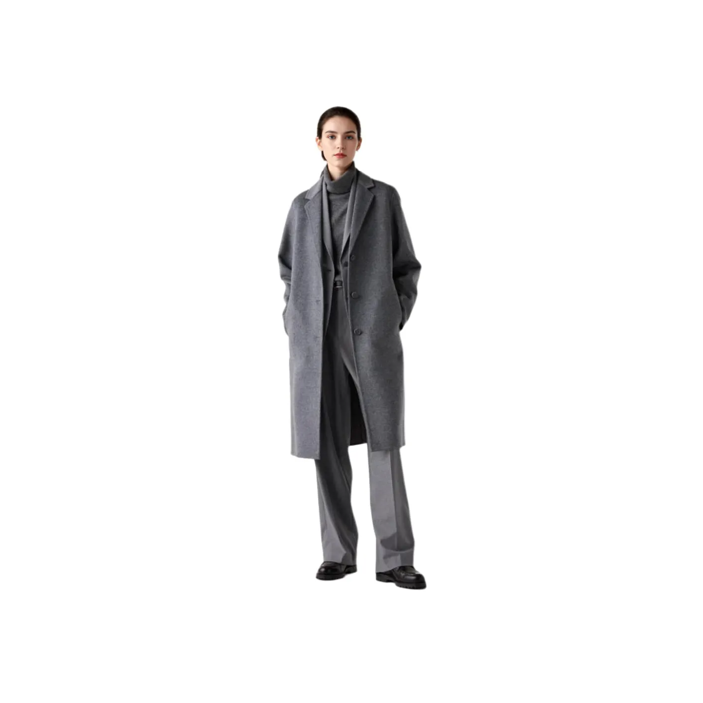 UNIQLO Coats Women's Lead Gray