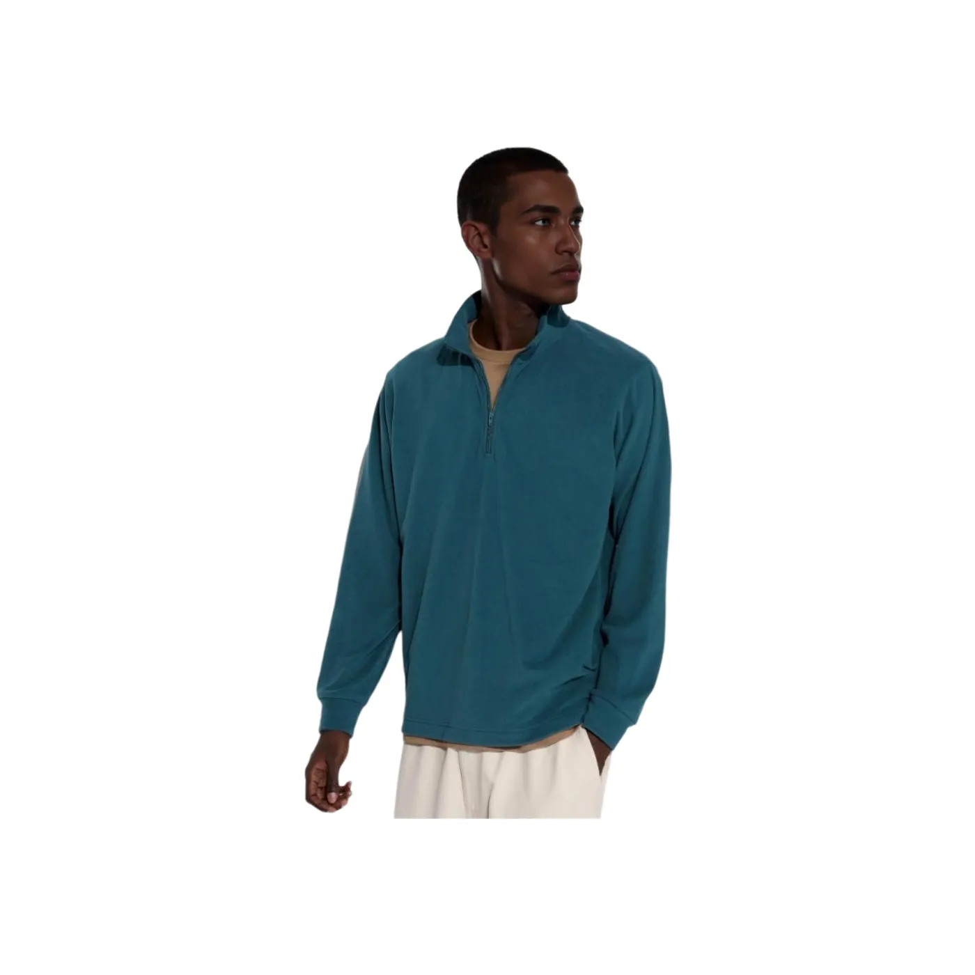 UNIQLO Толстовка Унисекс Бирюзовый