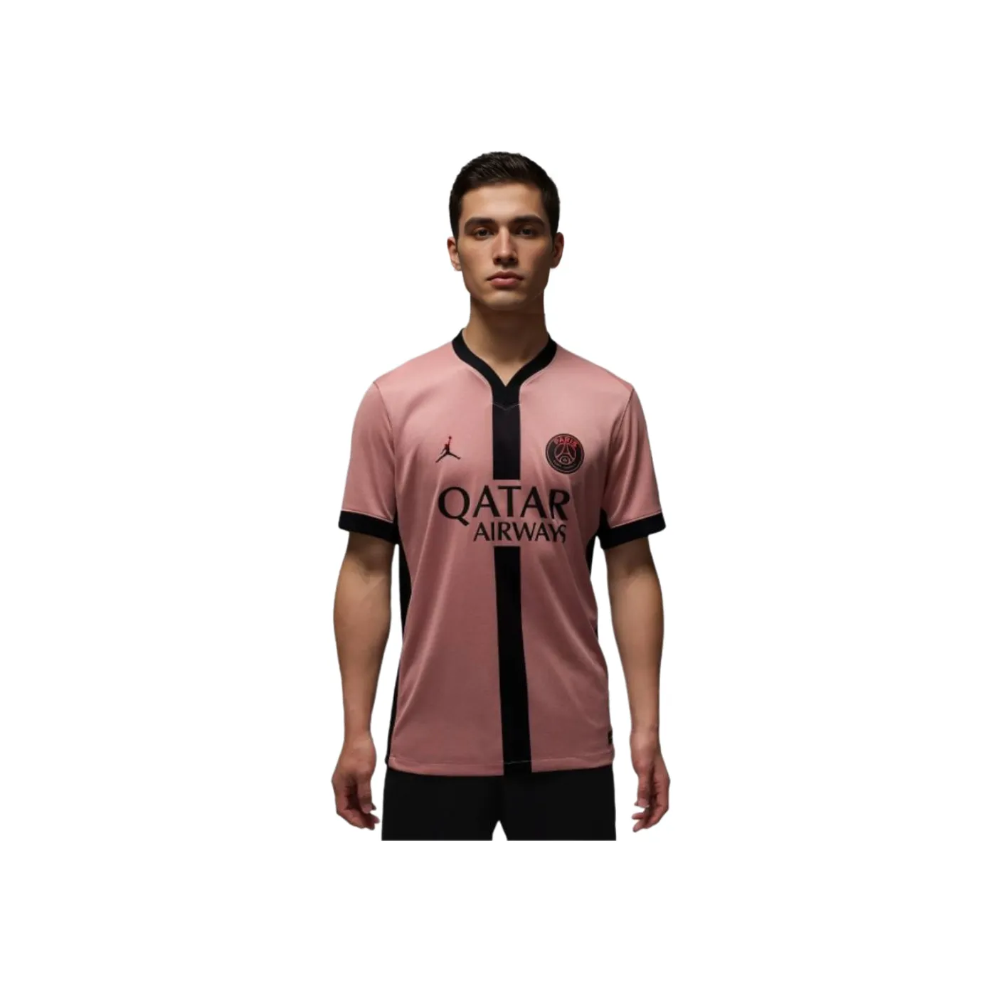 Jordan Dri Fit Paris Saint Germain Футбол Джерси Унисекс Ржаво-розовый Черный Черный