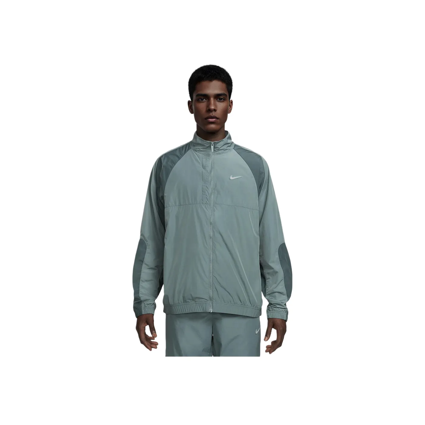 Nike x Nocta Northstar Нейлоновый комплект Tracksuit Куртки и Пальто Унисекс Минеральный Сланец Выцветший Ель Слюдяной Зеленый