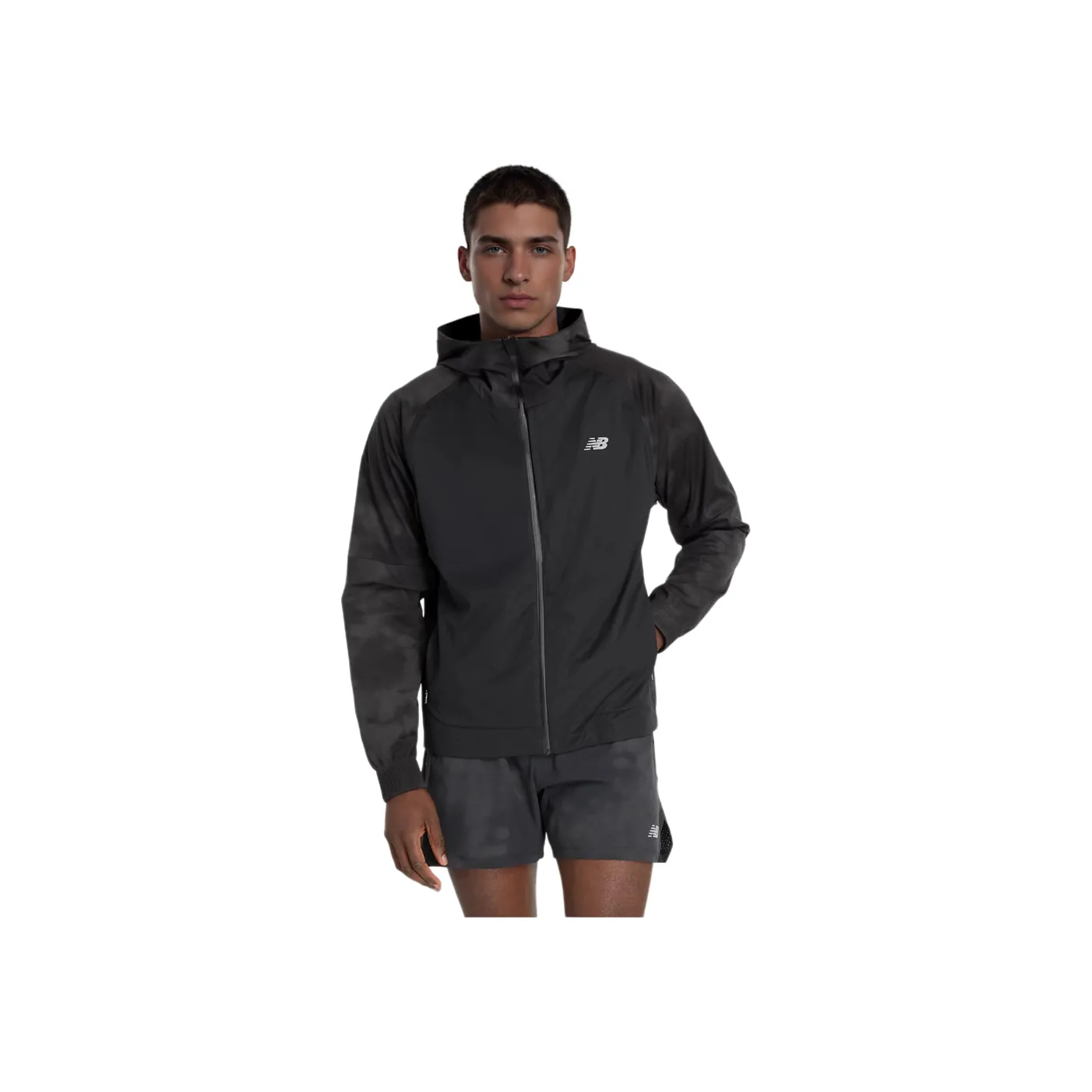 New Balance Seasonal Premium Print Jackets Coats Men's Black