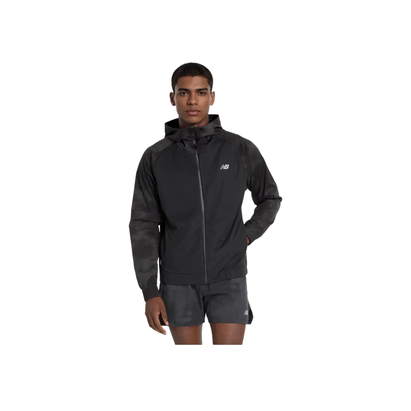 New Balance Seasonal Jackets Men Black