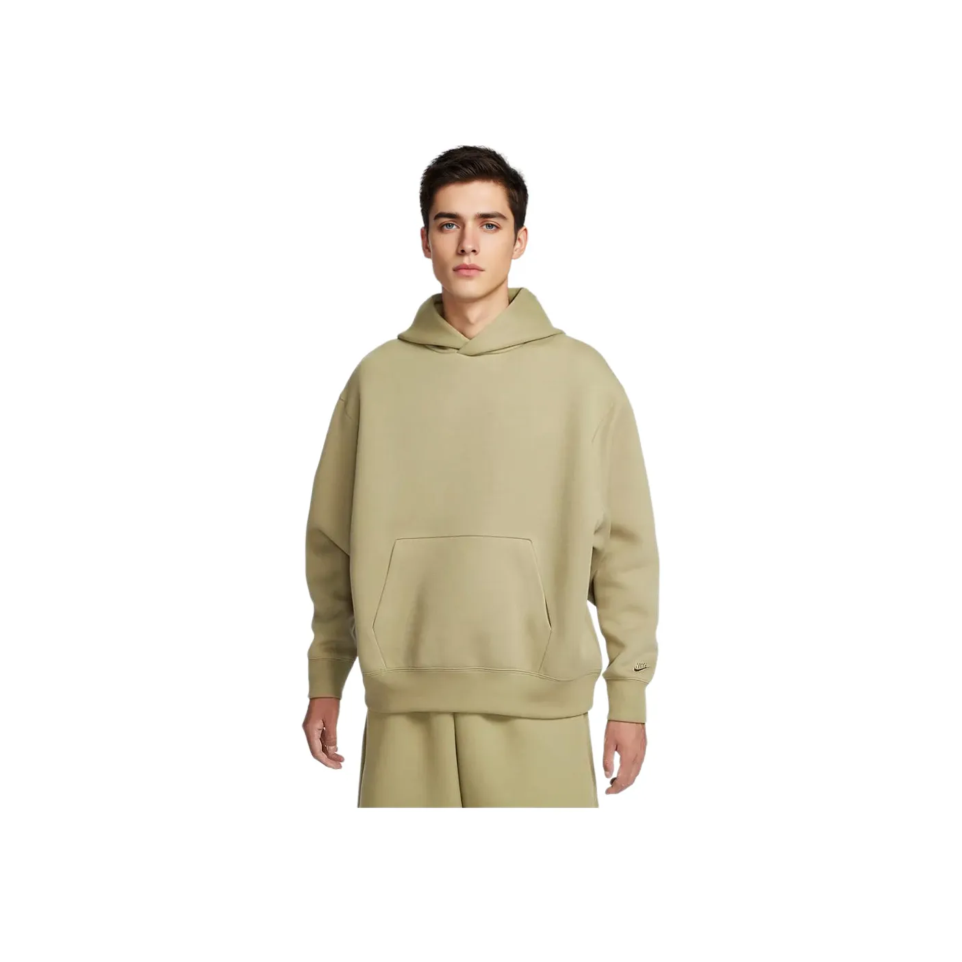 Nike Tech Reimagined Толстовка Мужская Оливково-зеленая
