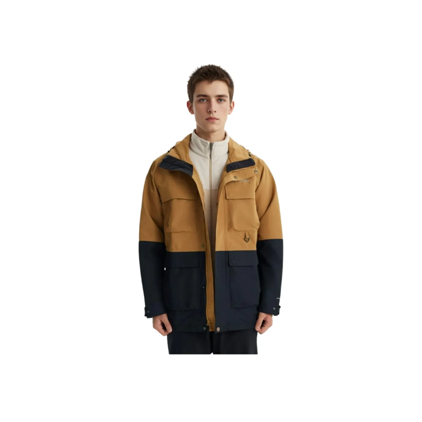 Columbia Transit Waterproof And Warm Windbreaker Jacket Men's Brown Black