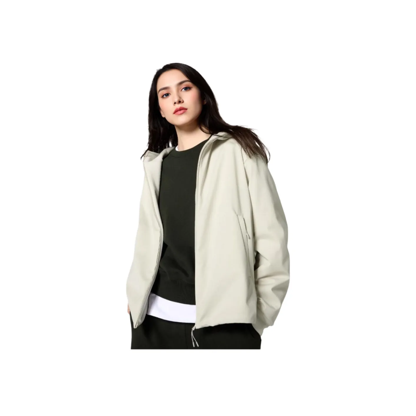 UNIQLO Jackets Women's Ivory