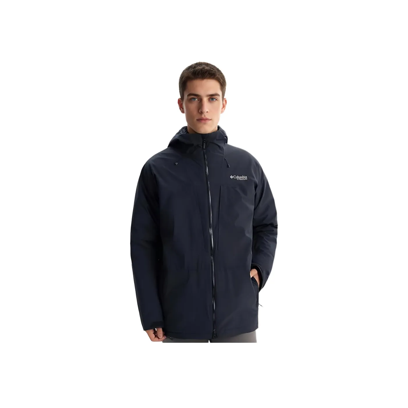 Columbia Winter Skiing And Paragliding Waterproof And Windproof To Keep Warm Windbreaker Jacket Men's Black