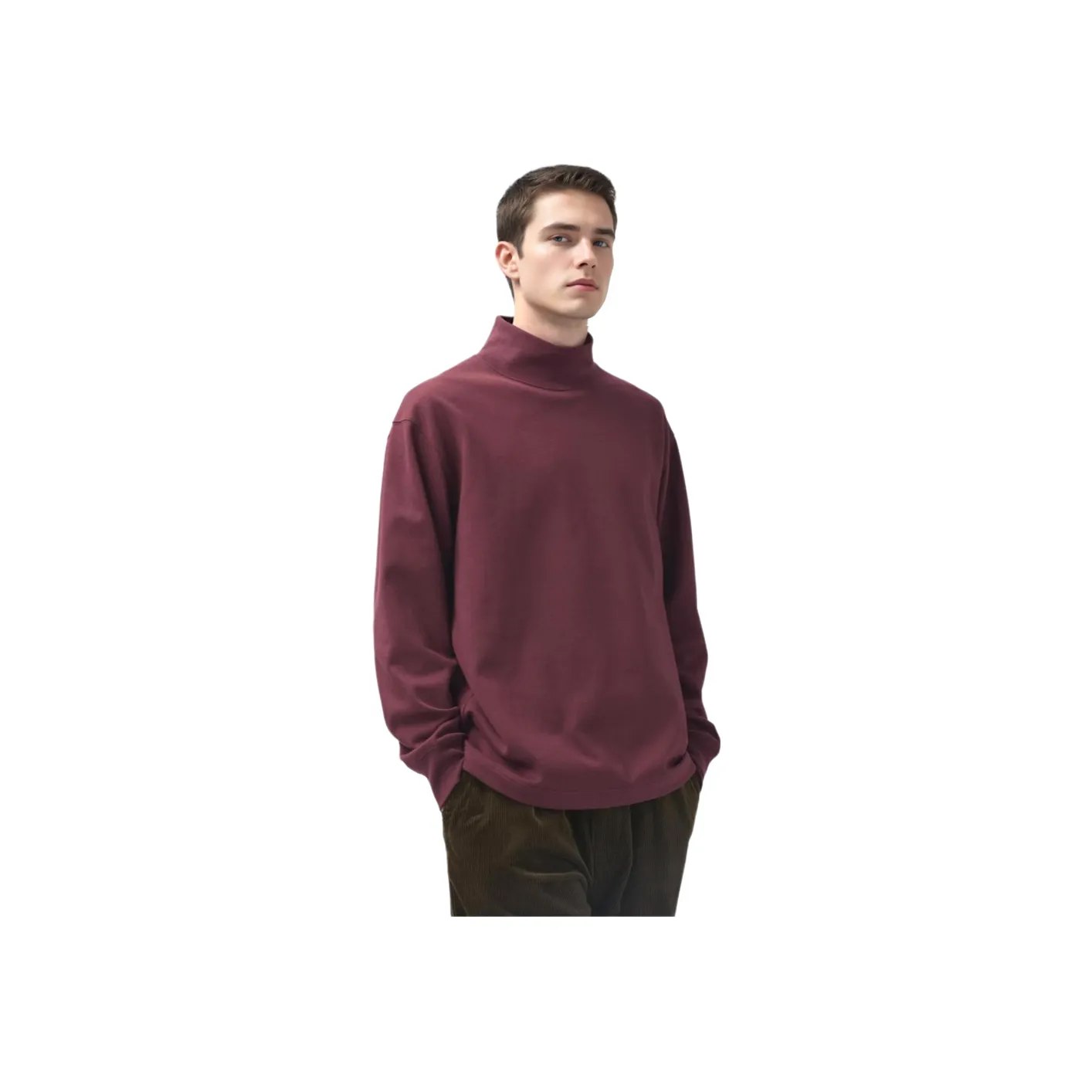 UNIQLO U Collection T Shirts Unisex Dark Red