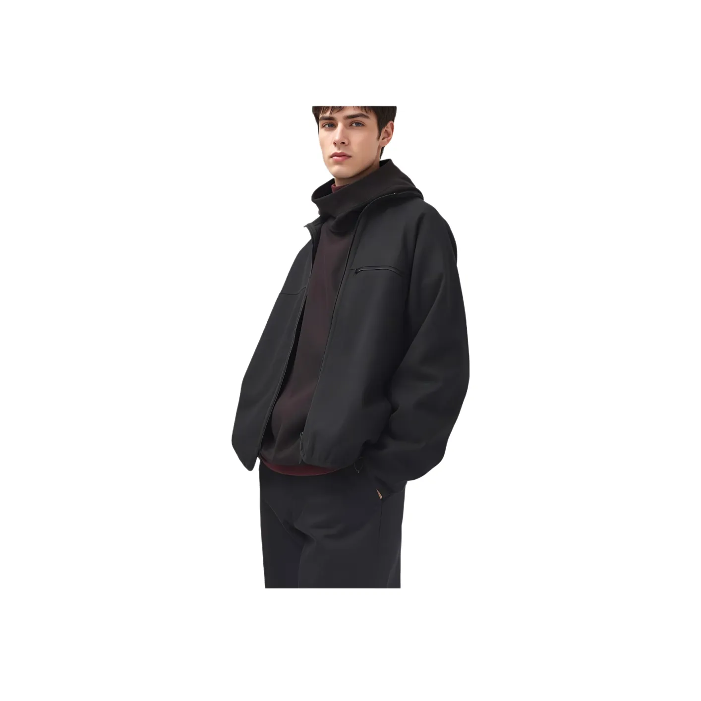 UNIQLO Темно-серый унисекс куртки