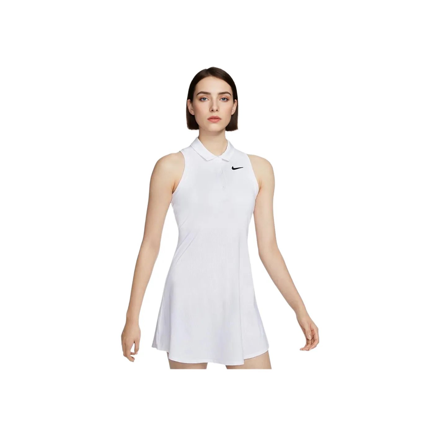 Nike Sports Life Collection Без рукавов Платье Женское Белое