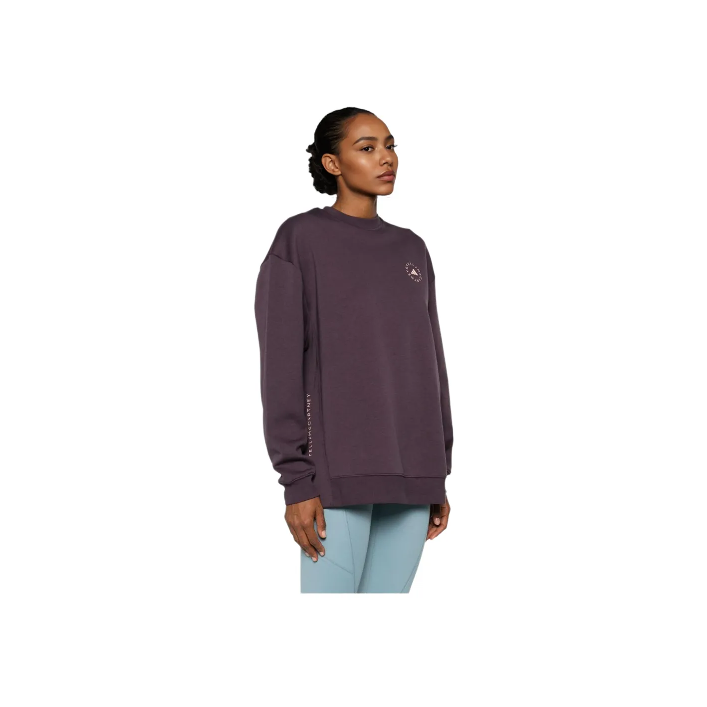 Adidas Stella McCartney Толстовка Женская Серый Фиолетовый