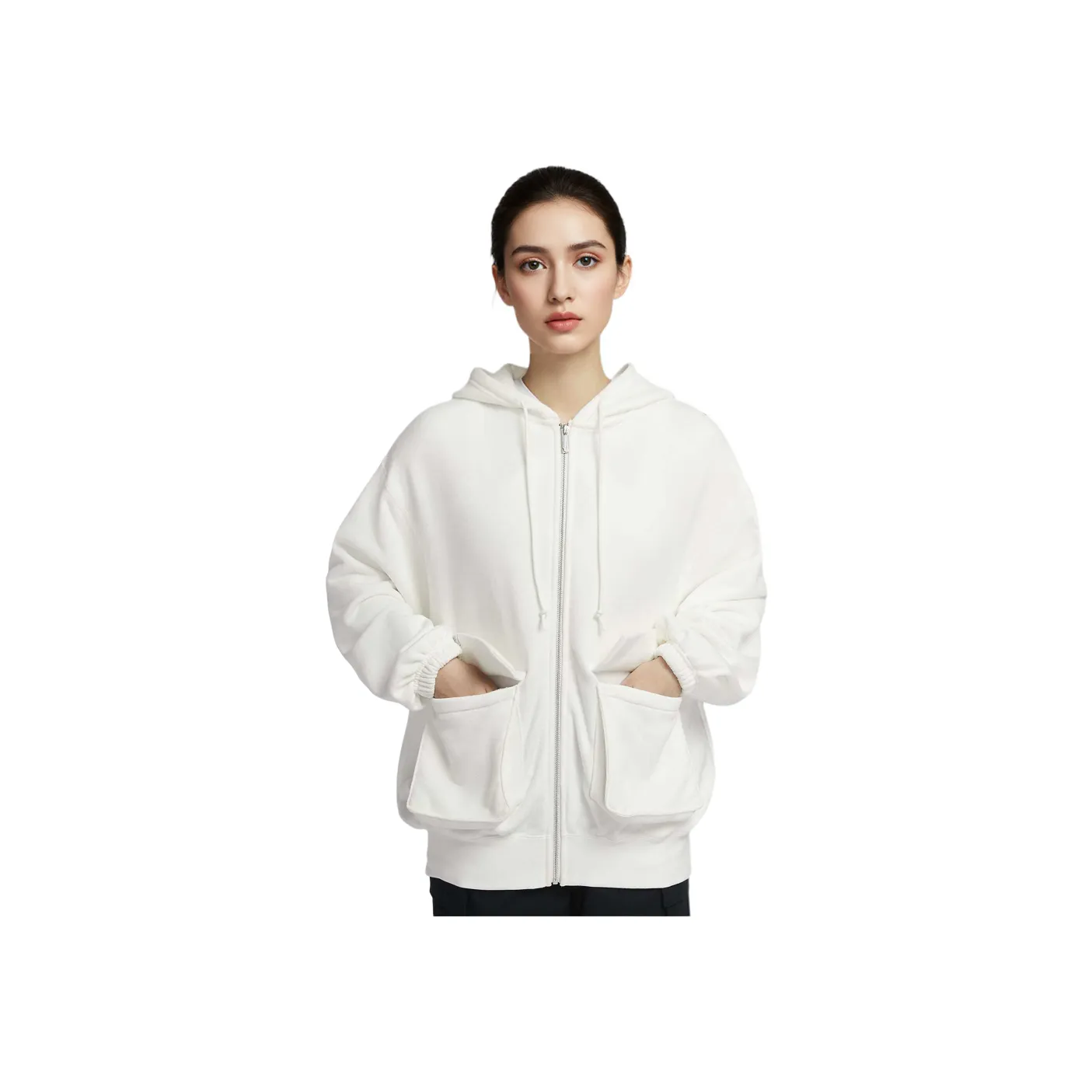 Nike Sportswear Sweatshirt Women's Sail White/Light Redwood Umber