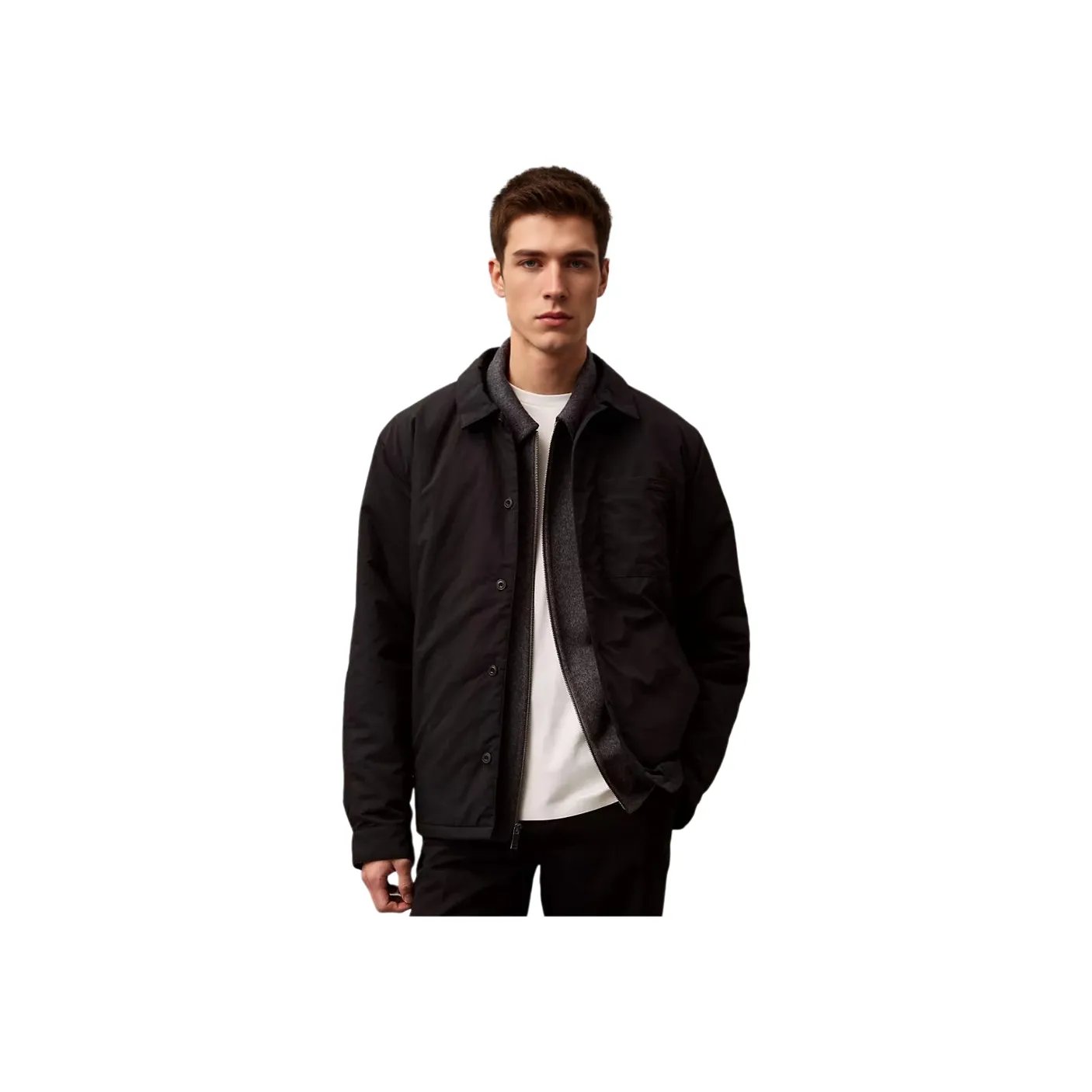 CALVIN KLEIN Jackets & Coats Men's Black