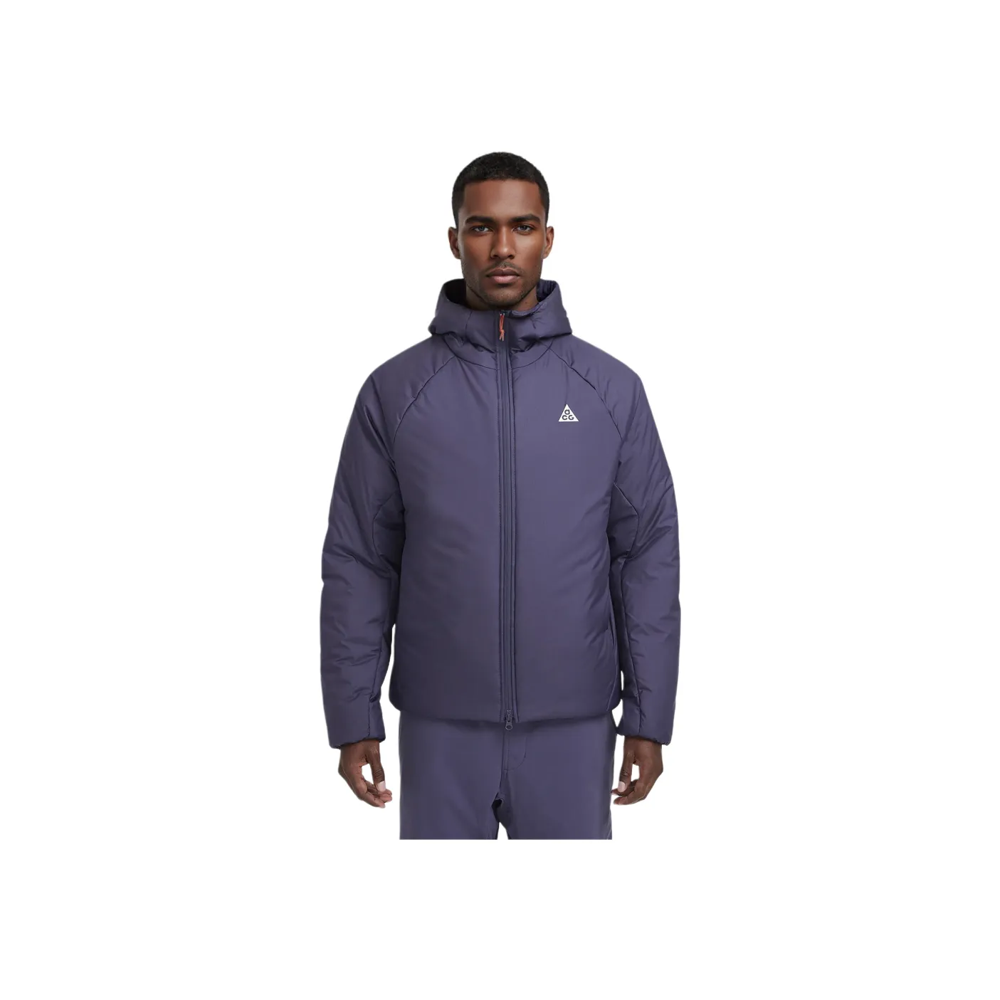 Nike ACG хлопковый пуховик мужской темно-изюмный