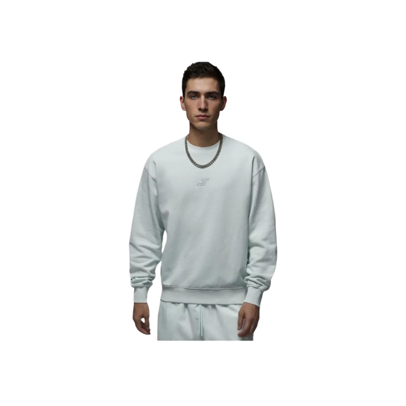 Джордан Татум Толстовка Мужская Цвет Пихта Светло-Синий Серый