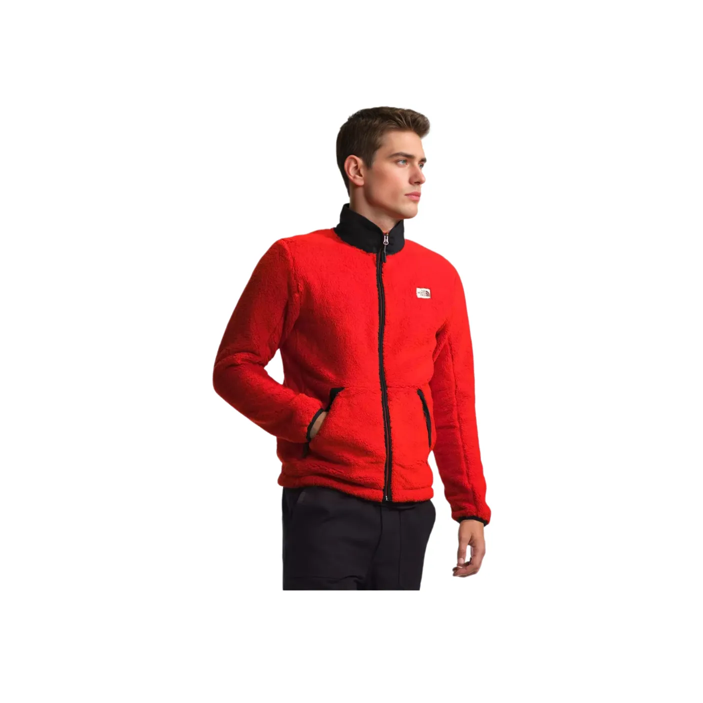 THE NORTH FACE Cabin Fleece Velvet Feel Coat Men's Red