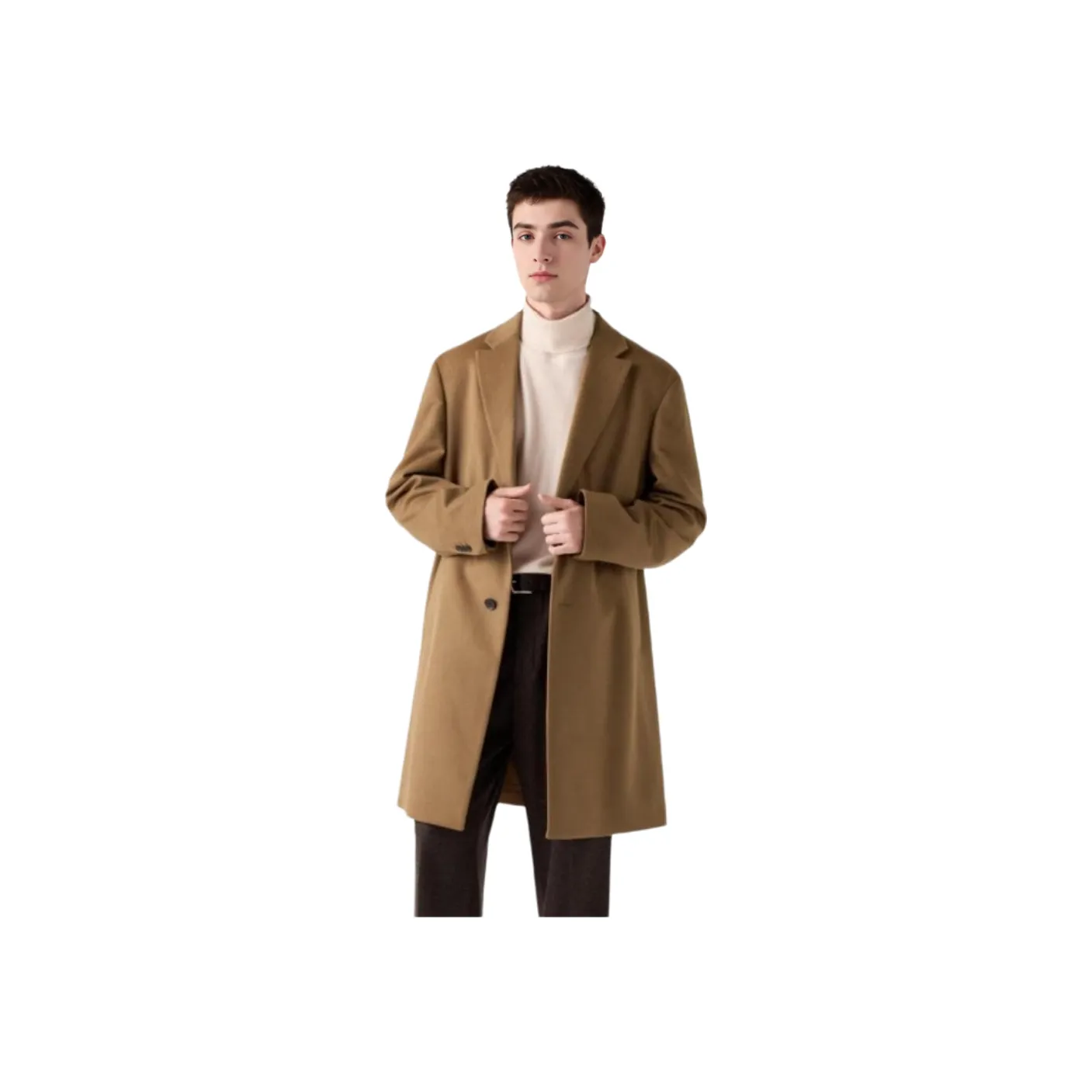 UNIQLO Coats Men's Umber