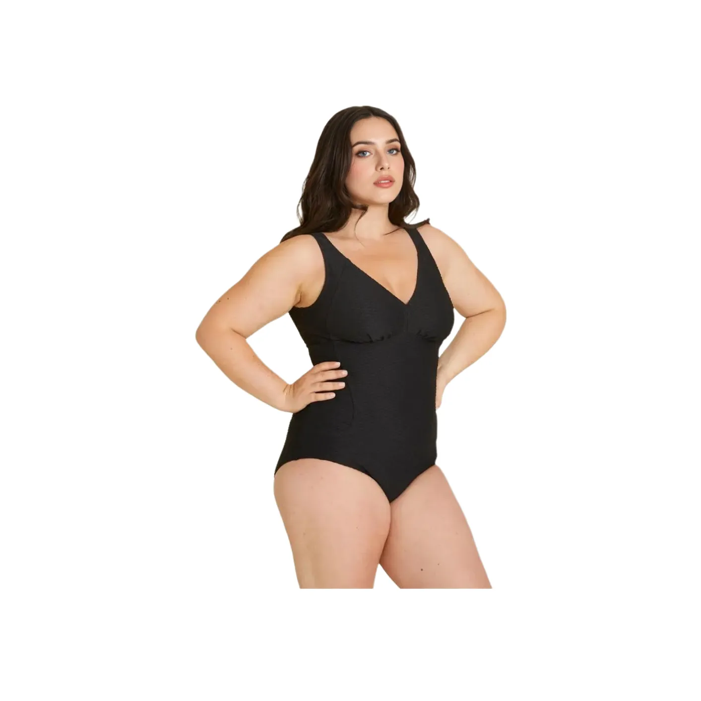 DECATHLON Тисненый Kaipearl Новый Черный Ван-Пис Купальник Женские Черный