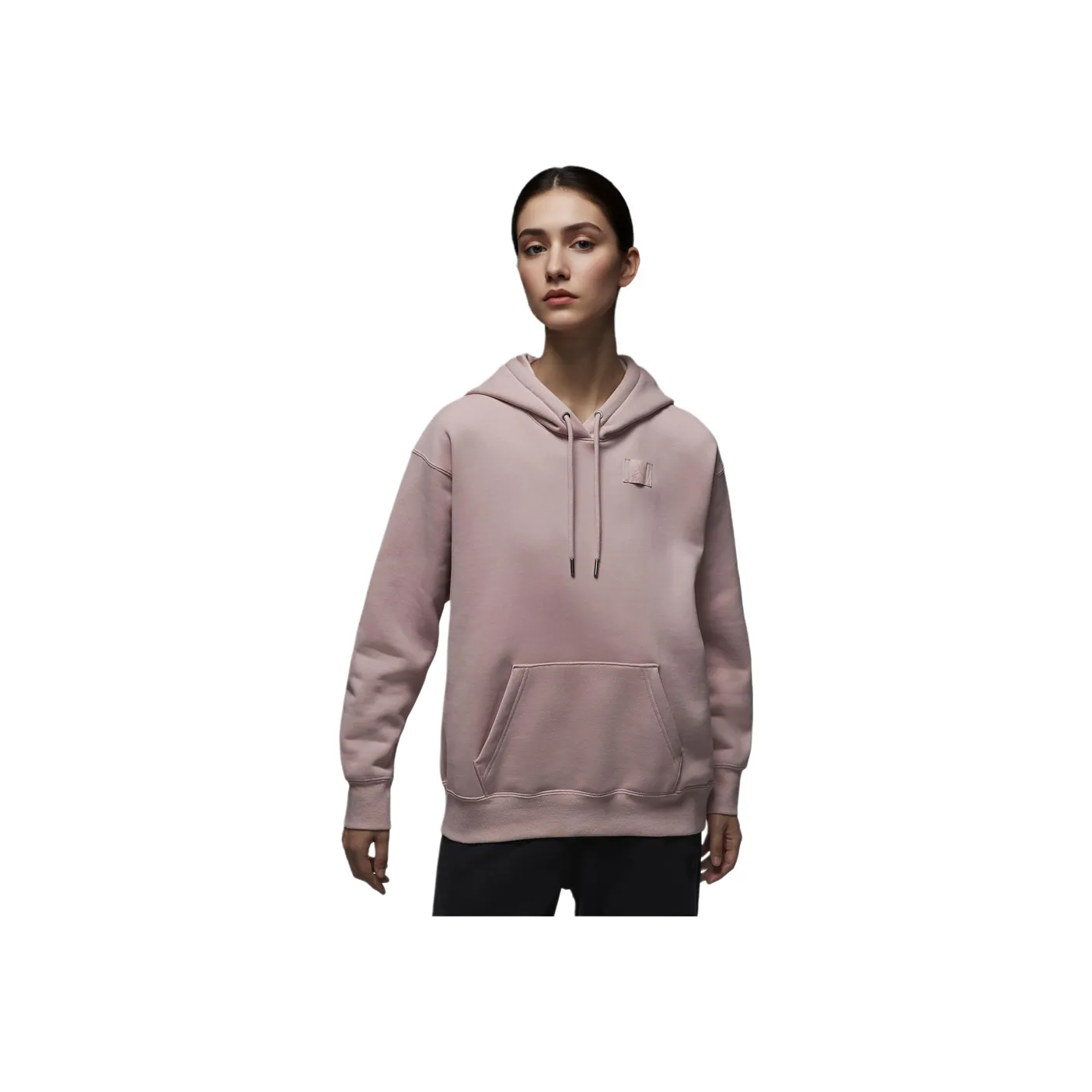 Jordan Flight Fleece Толстовка Женская Розовая Оксфордская