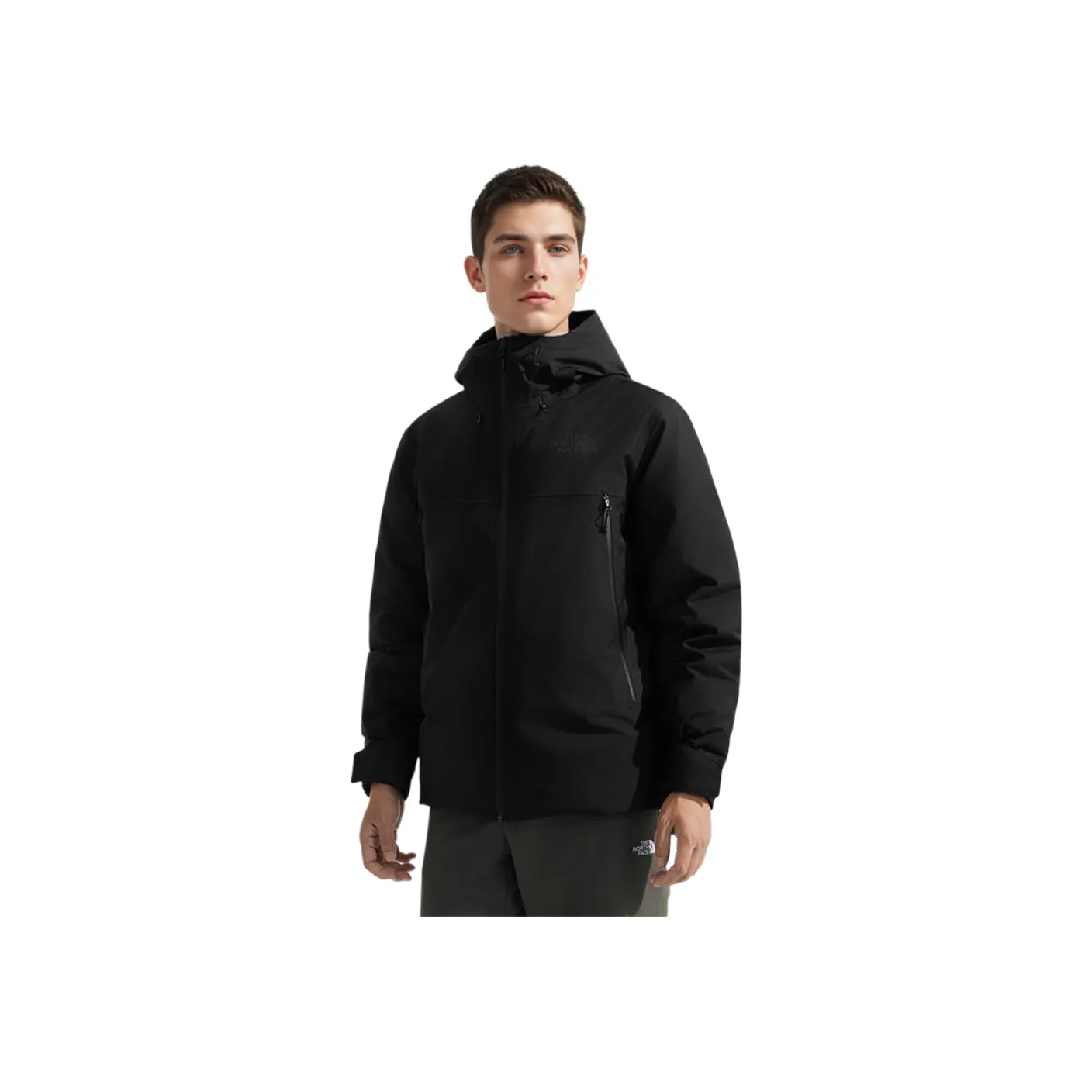 The North Face Mountain Range Пуховики и зимние пальто Мужской Космос Черный