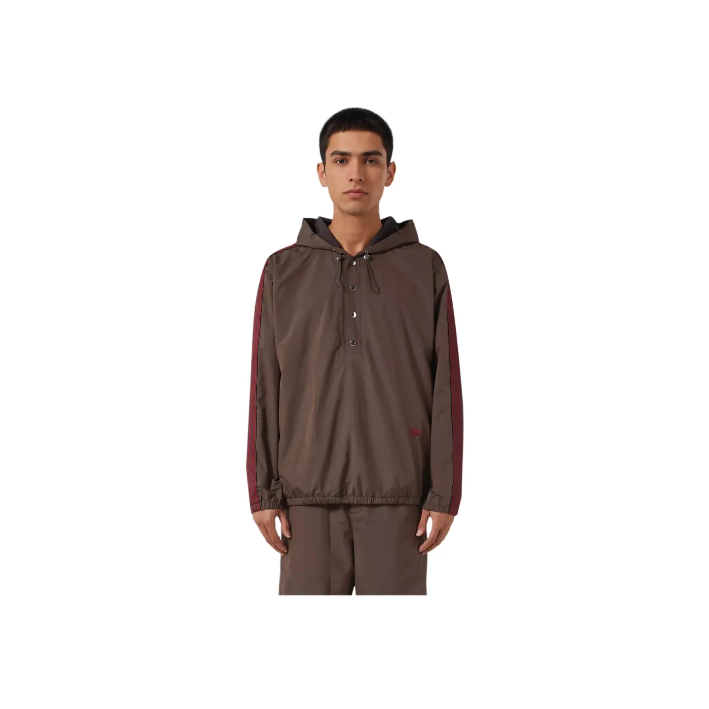 Adidas Originals x Wales Bonner FW24 Толстовка Мужская Темно-Коричневая