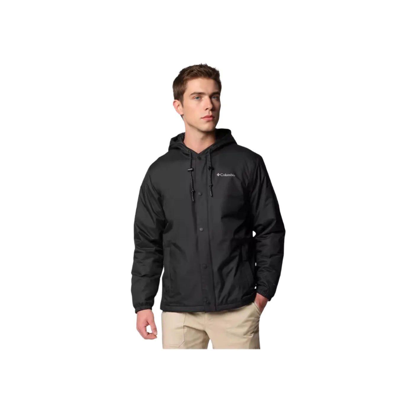 Columbia Windbreaker Jackets Men Black