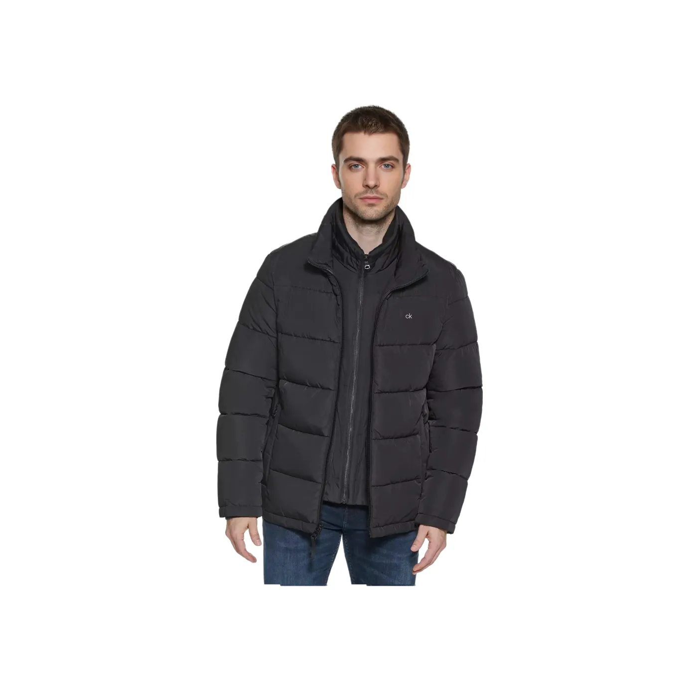 CALVIN KLEIN Puffer Jacket Men's Black