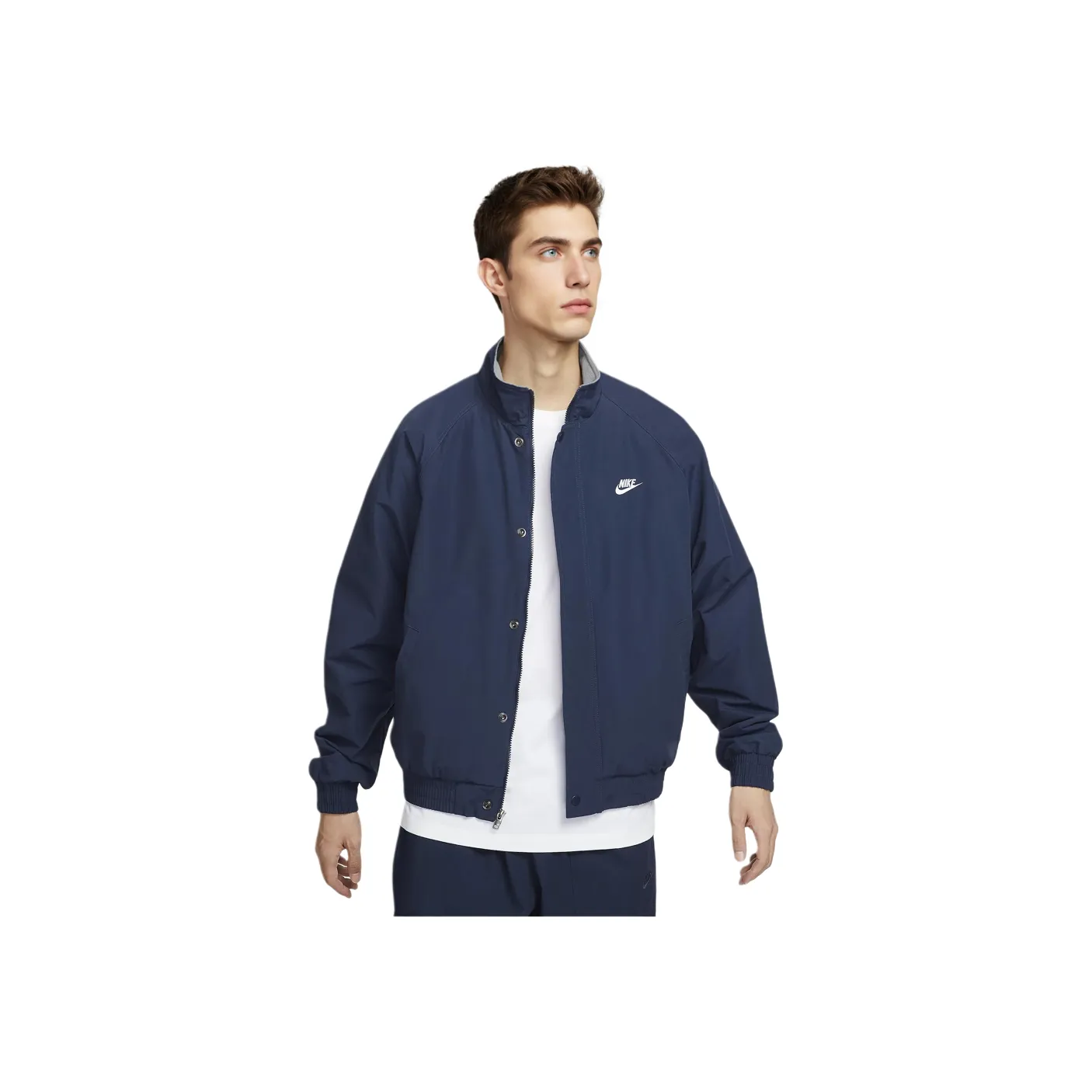 Nike Club Куртка Мужская Полуночный Морской Синий Белый
