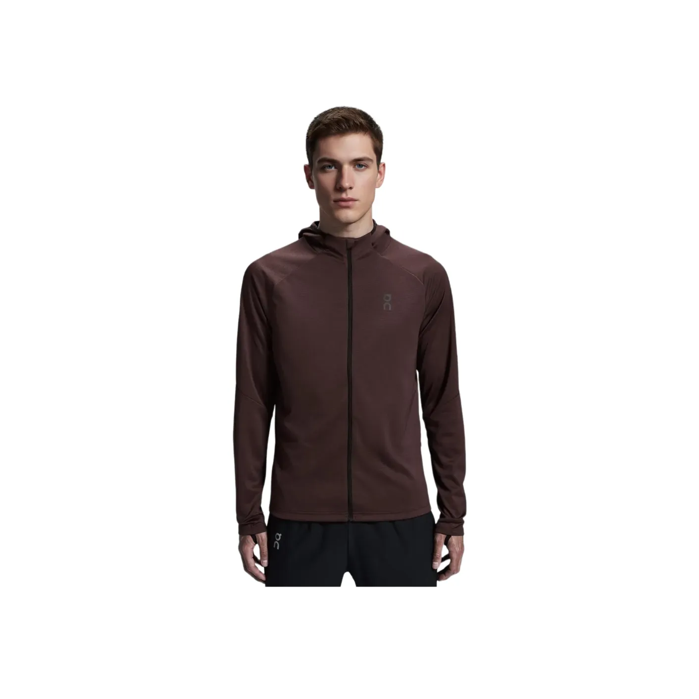 On Climate Zip Hoodie Jackets Men Mulberry Purple