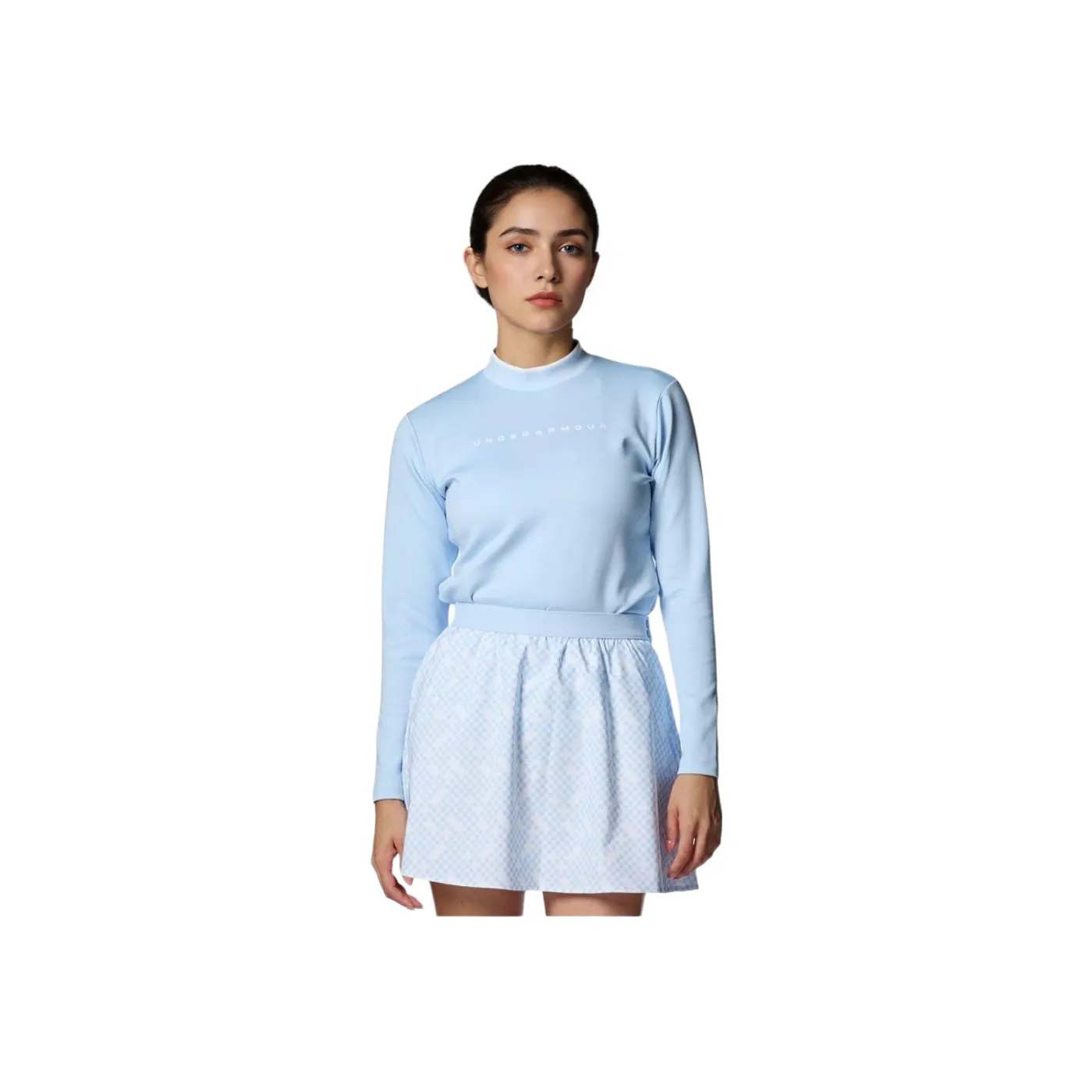 Under Armour FW24 Armor Golf Clothing Women's Rain Cloud Blue