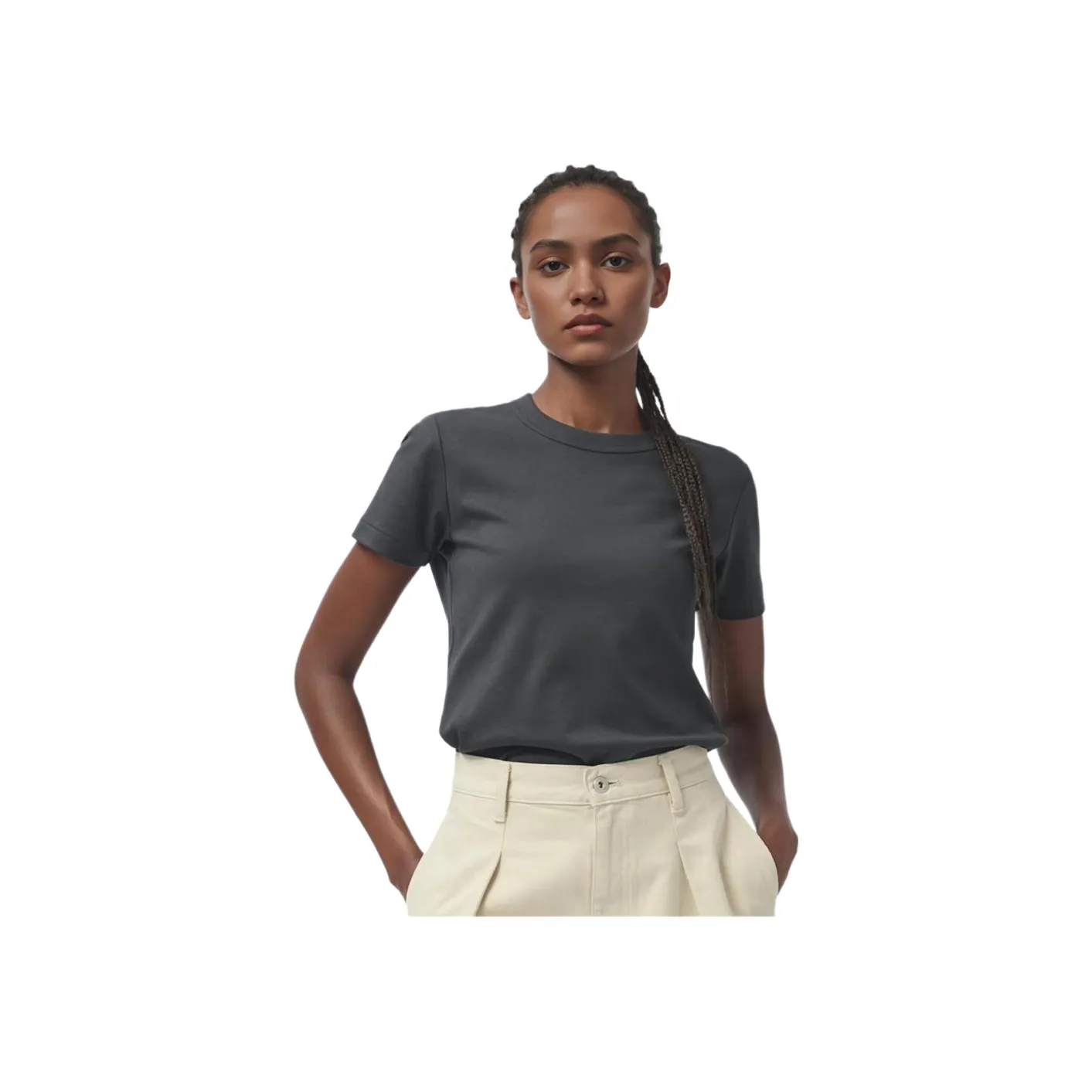 UNIQLO T-Shirts Women's Dark Gray