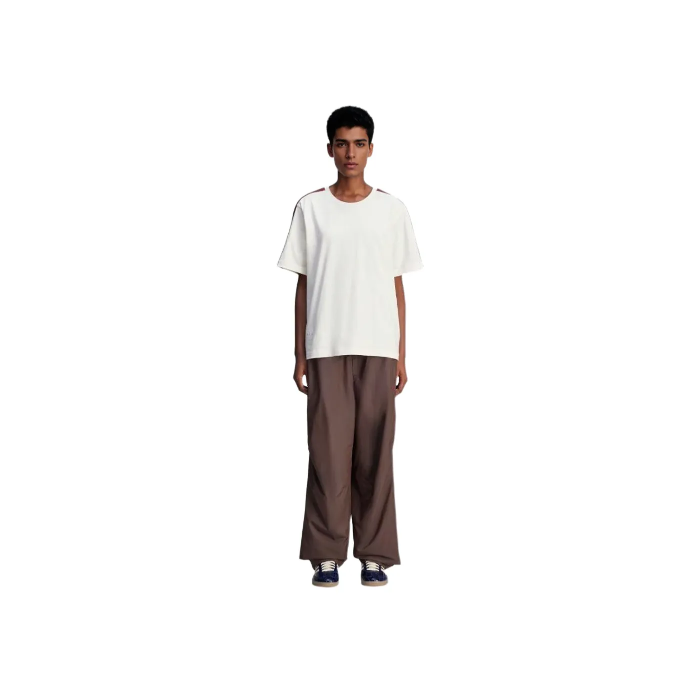 Adidas X Wales Bonner 3 Stripes Logo T shirt
