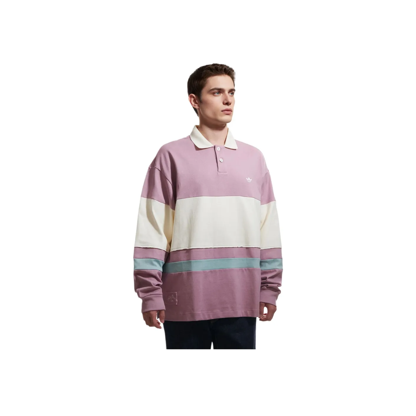 Adidas Originals Polo Shirts Men Purple