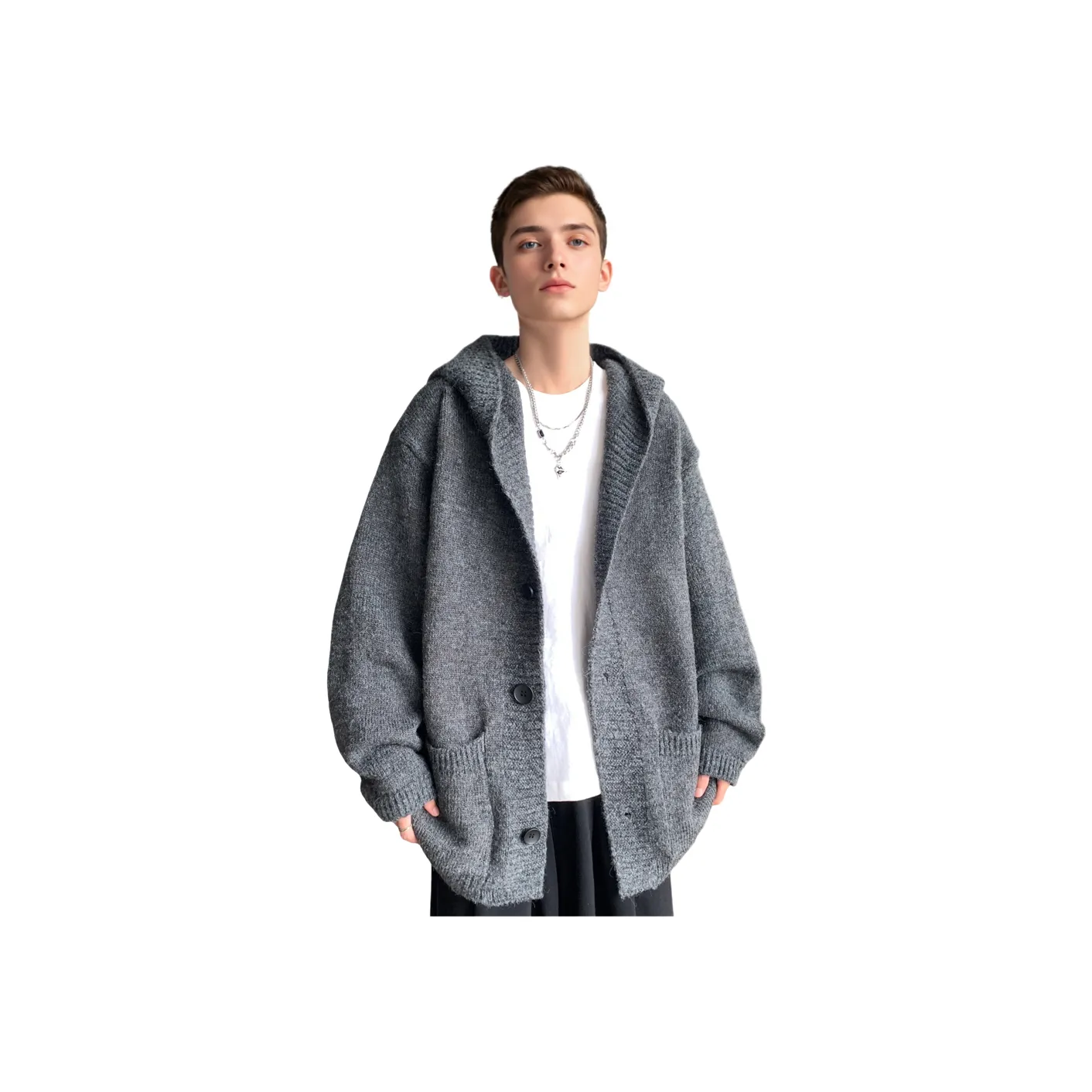 URBAN AUTHENTIC Трикотаж Унисекс Темно-серый