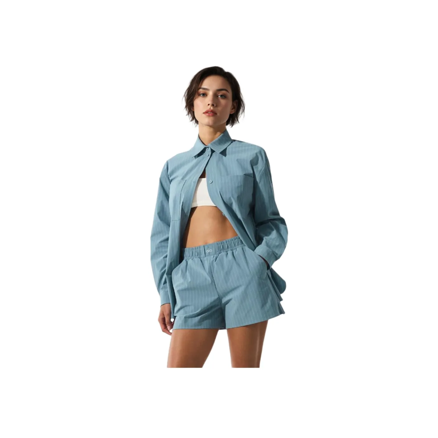Alo Yoga Shirt Women's Dark Sky Blue