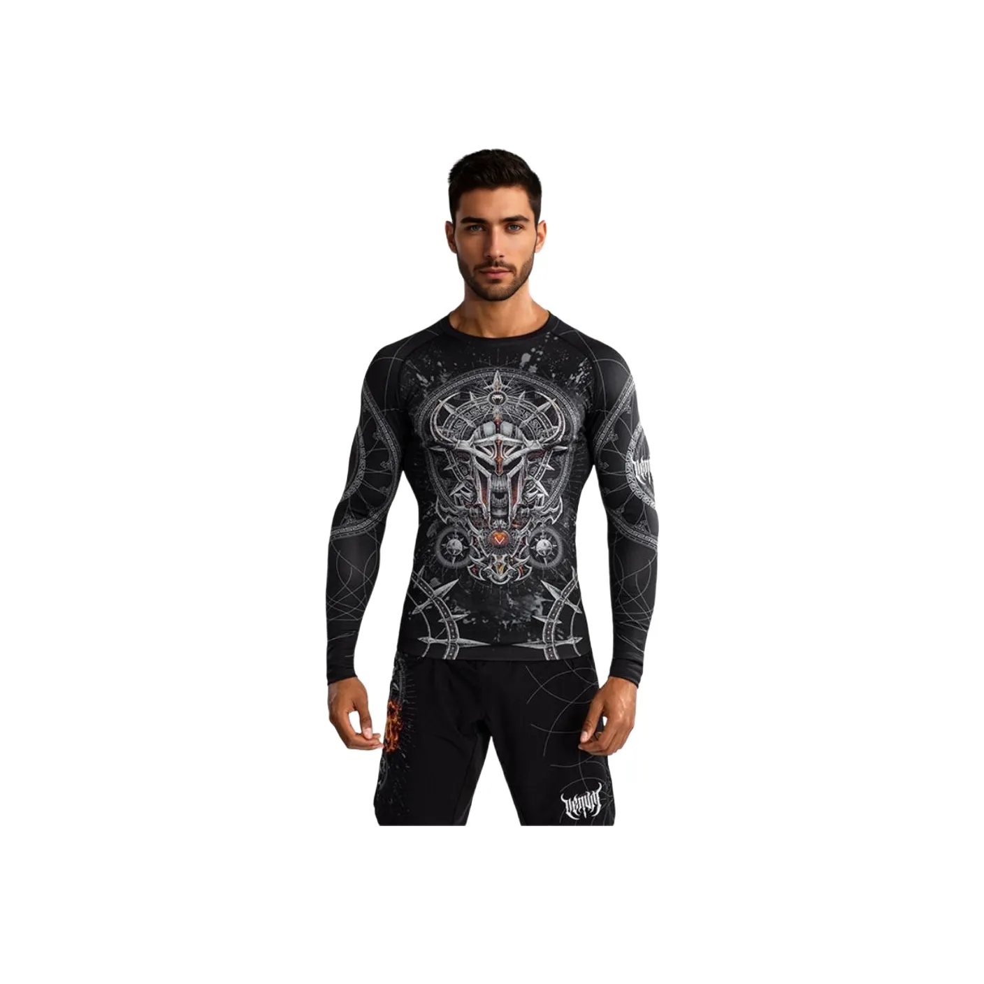 VENUM Gladiator 5.0 Workout Clothing Men's Black/Silver