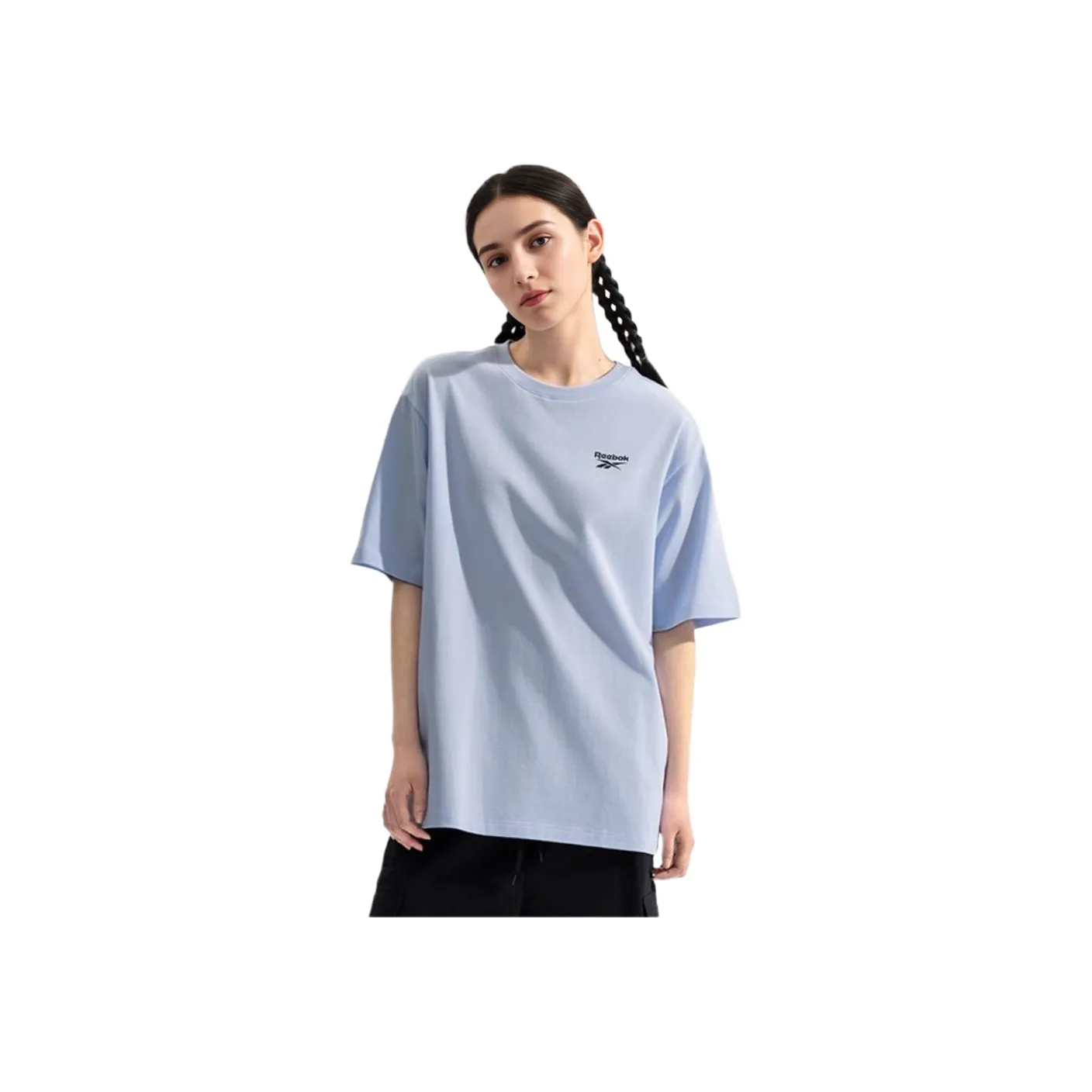Reebok T Shirt Unisex Light Blue