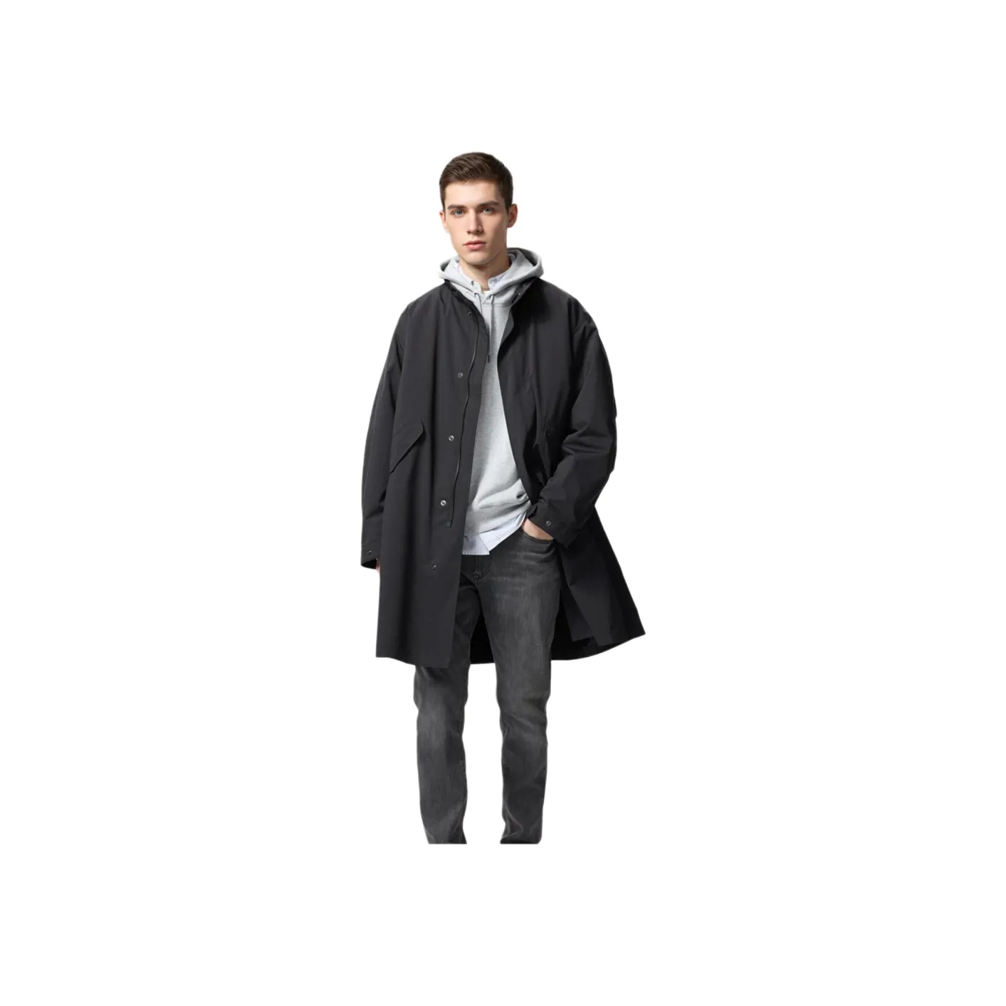 UNIQLO Coats Men's Black