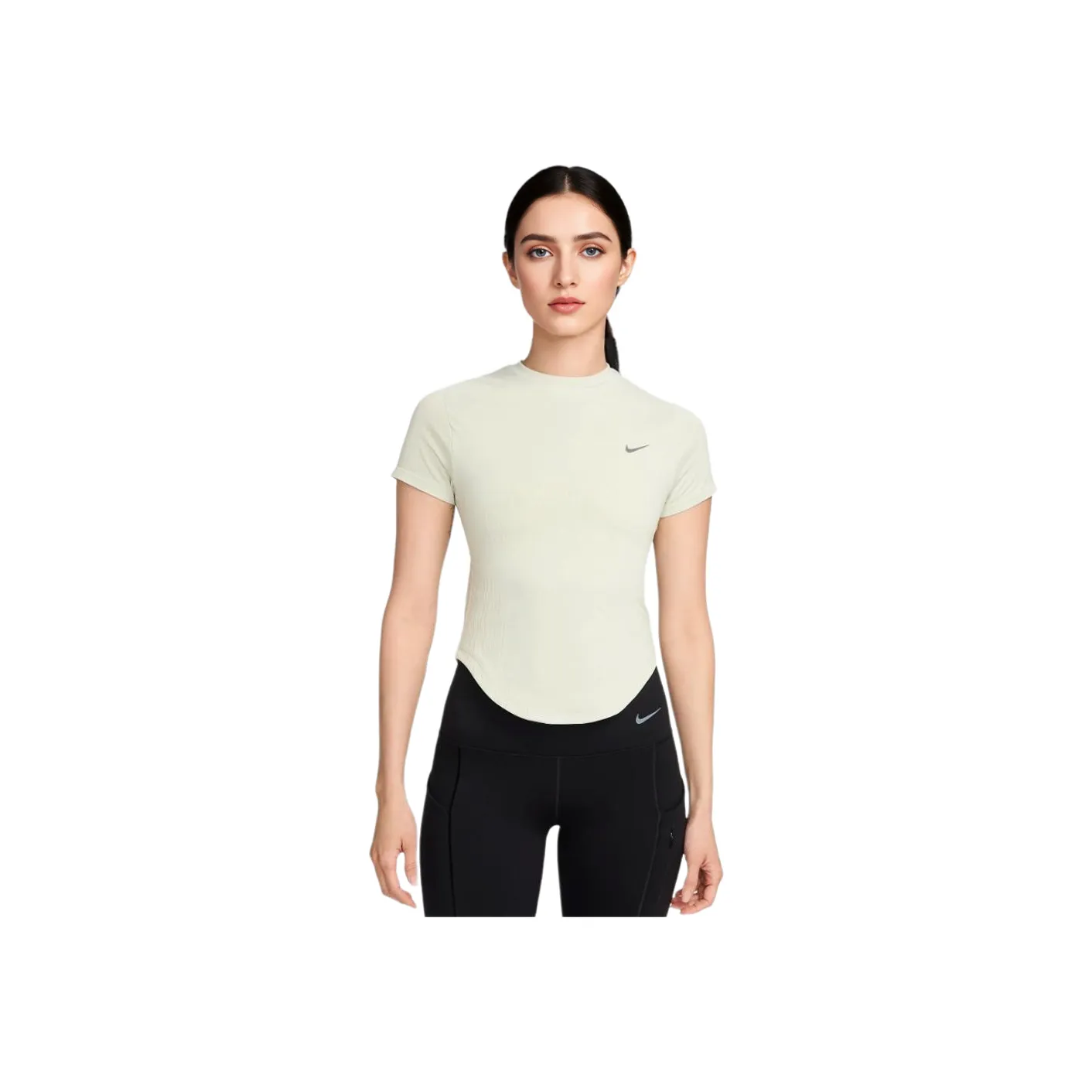 Nike T-Shirt Женская Светло-Зеленая