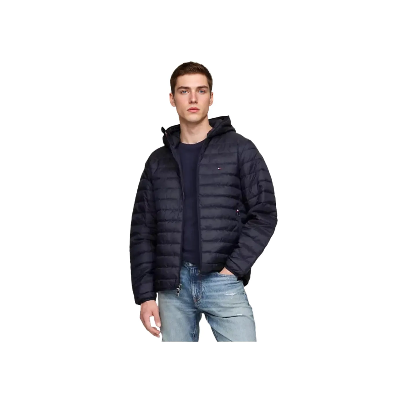 Tommy Hilfiger Puffer Jacket Men's Navy Blue