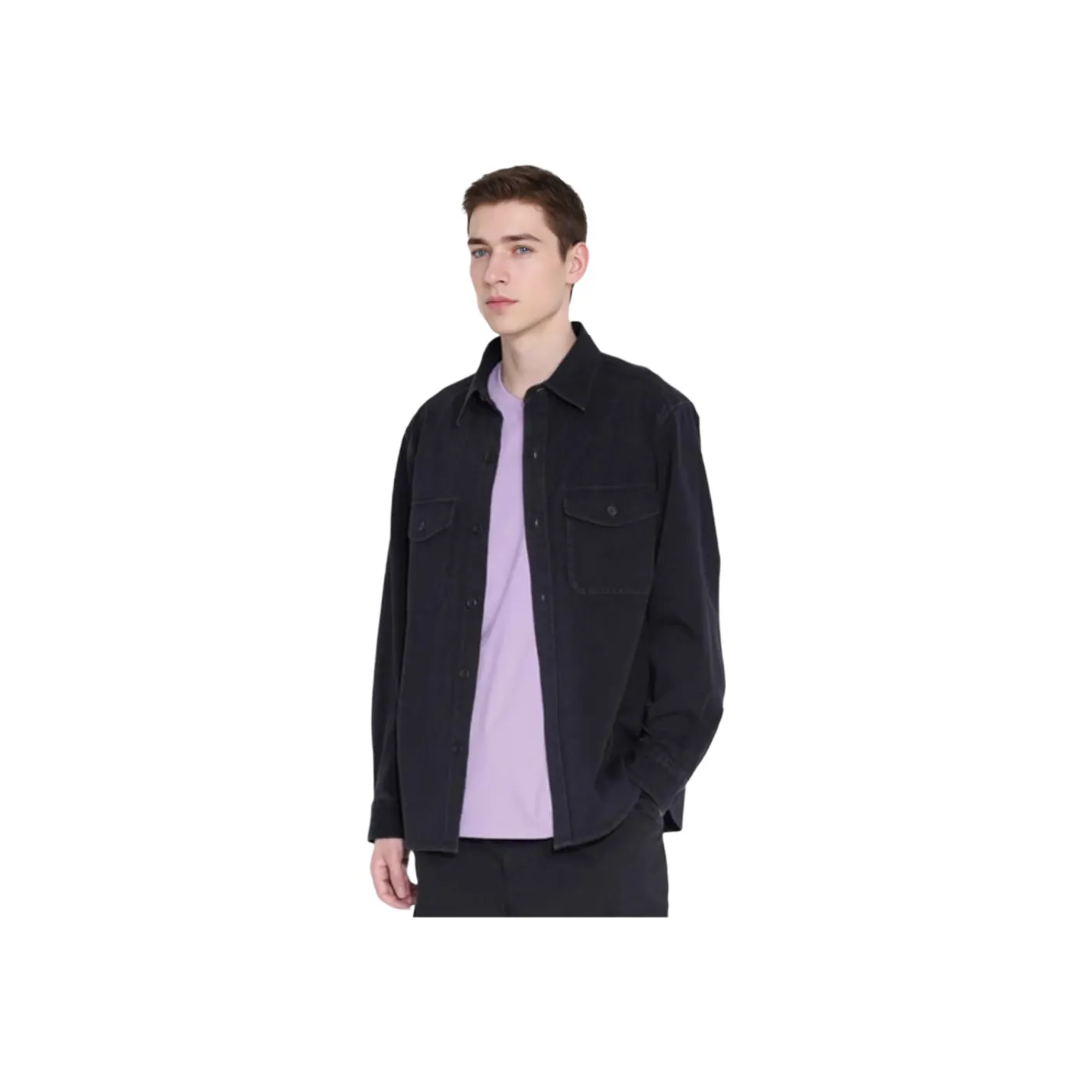 UNIQLO Denim Jacket Unisex Black