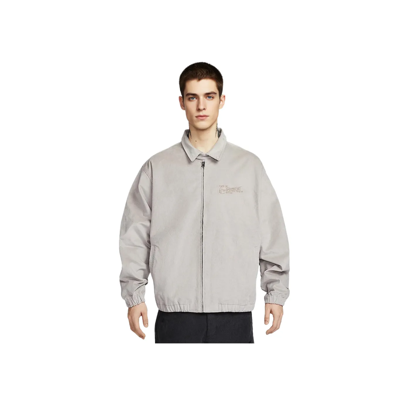 Nike AS M HARRINGTON JKT CORD OP Jackets Coats Men's Light Gray
