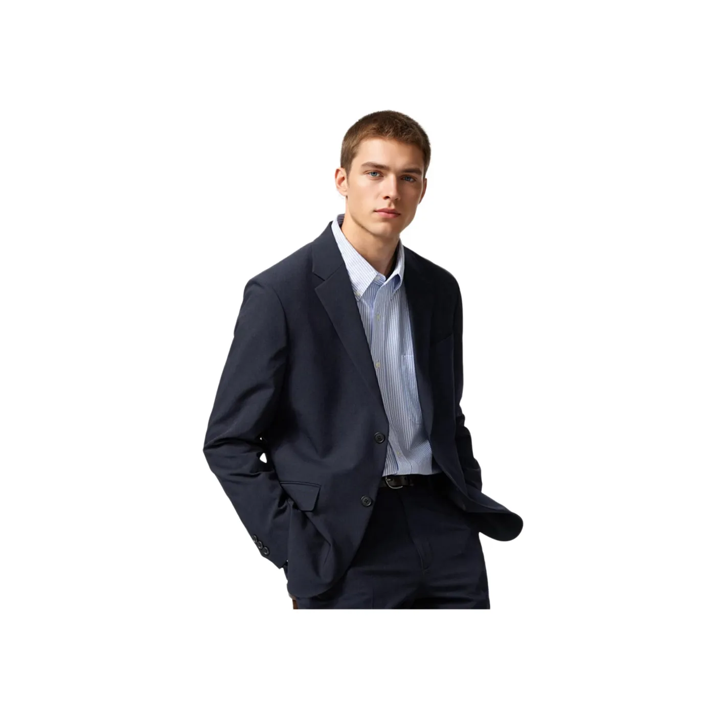 UNIQLO Business Suit Men's Navy Blue