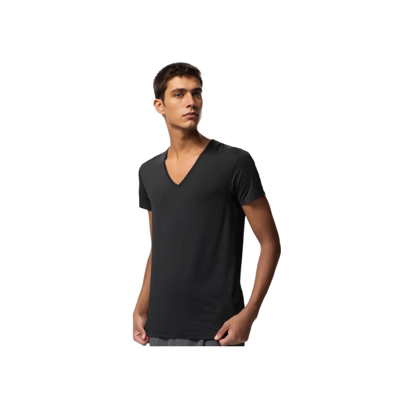 UNIQLO AIRism Mesh Series Рубашка Мужская Черная