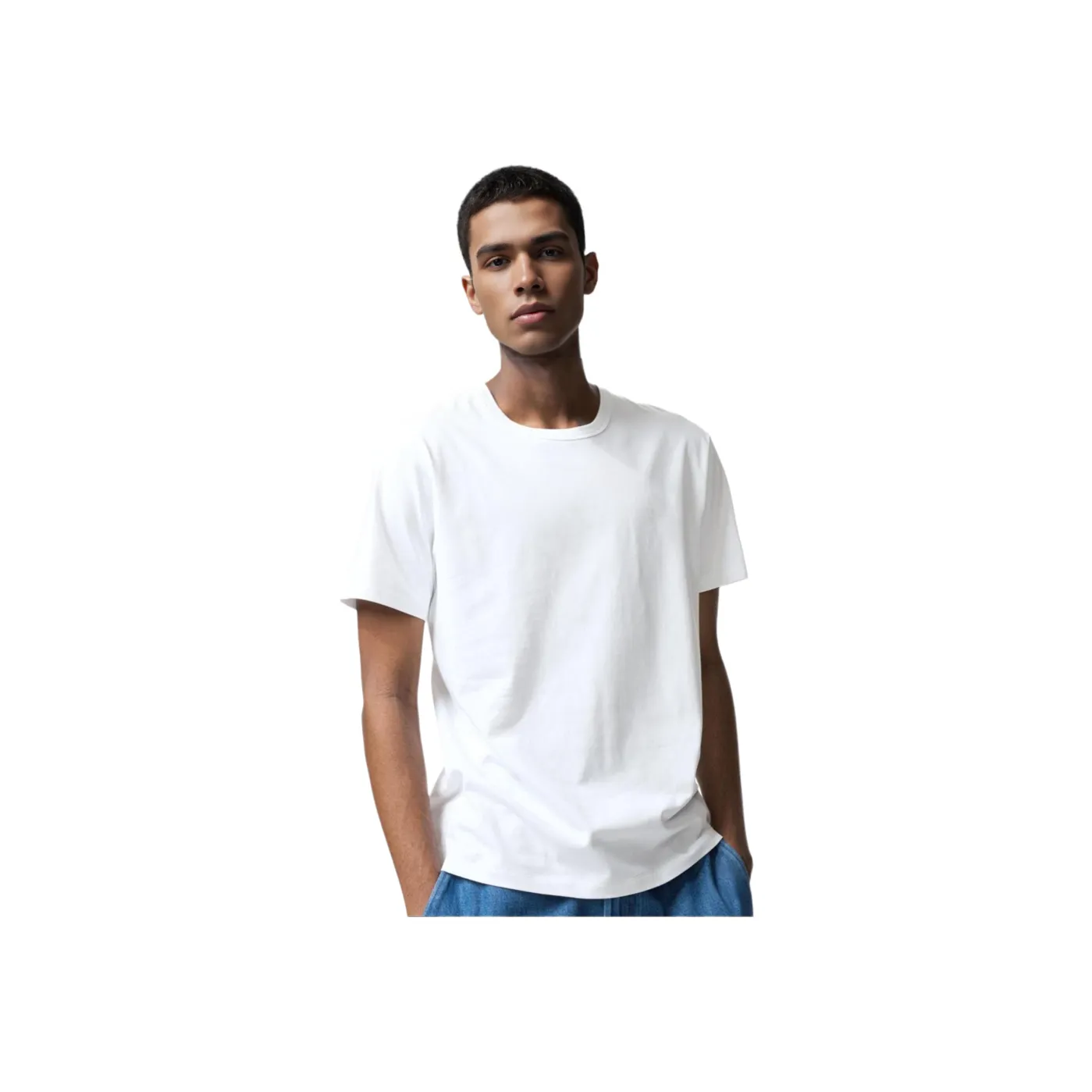 UNIQLO AIRism Mesh Series T Shirt Men's White